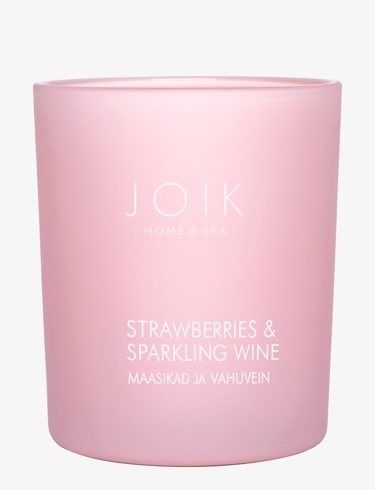 JOIK JOIK Home & SPA Scented Candle Strawberry & sparkling wine - Doftljus - CLEAR / undefined