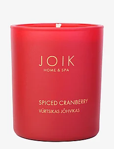 JOIK Home & SPA Scented Candle Spiced Cranberry -Limited Edition Christmas Collection, JOIK