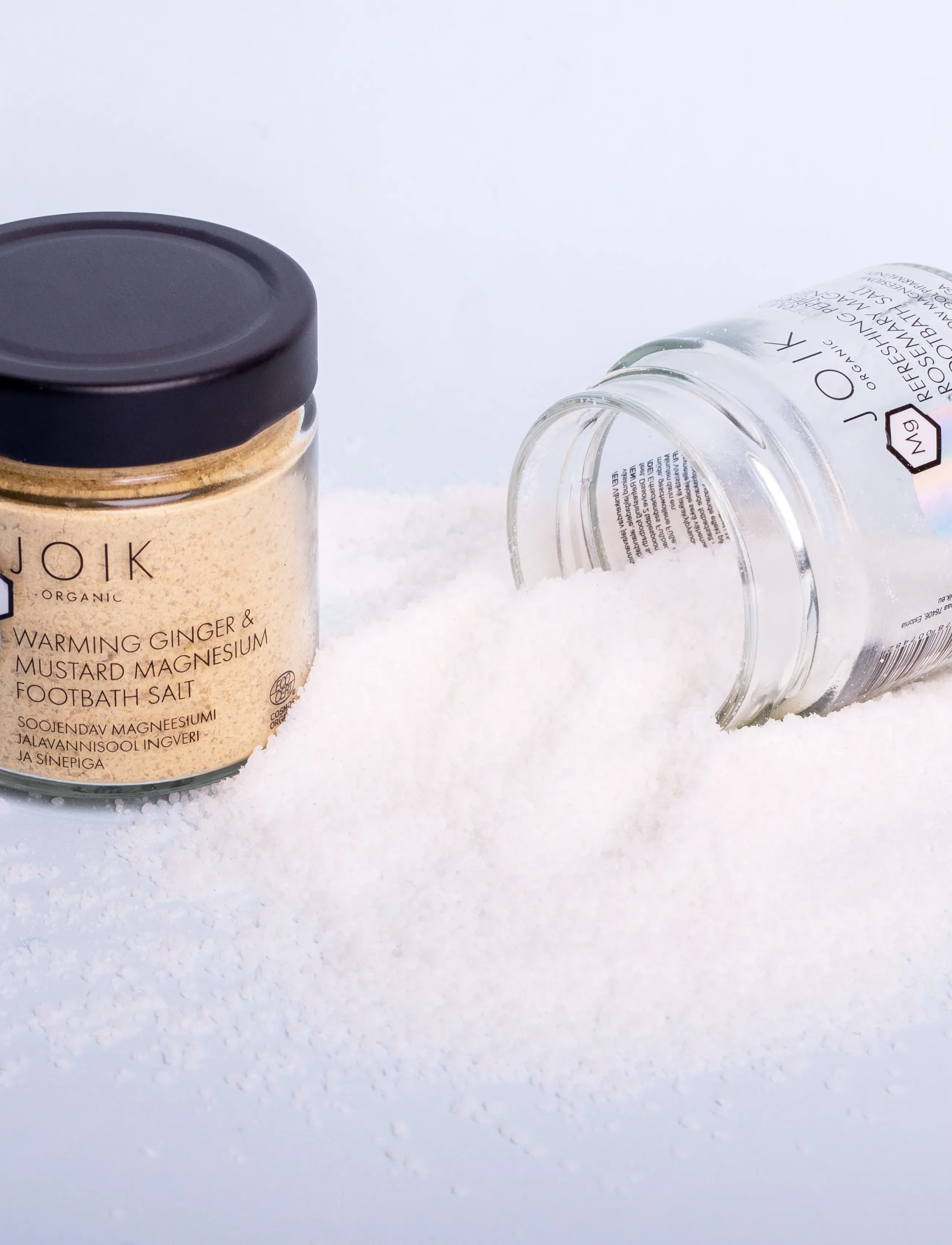 JOIK - JOIK Organic Warming Ginger & Mustard Magnesium Footbath Salt - keha koorimine - clear - 0