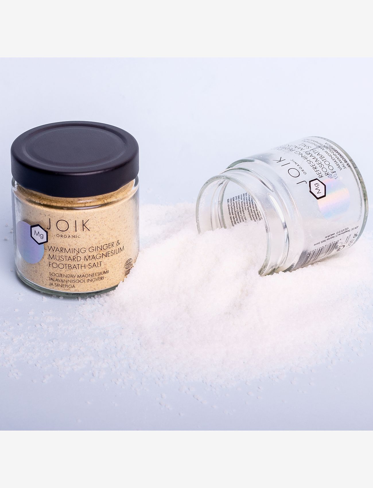 JOIK - JOIK Organic Warming Ginger & Mustard Magnesium Footbath Salt - skrubji un eksfoliatori - ķermenim - clear - 1