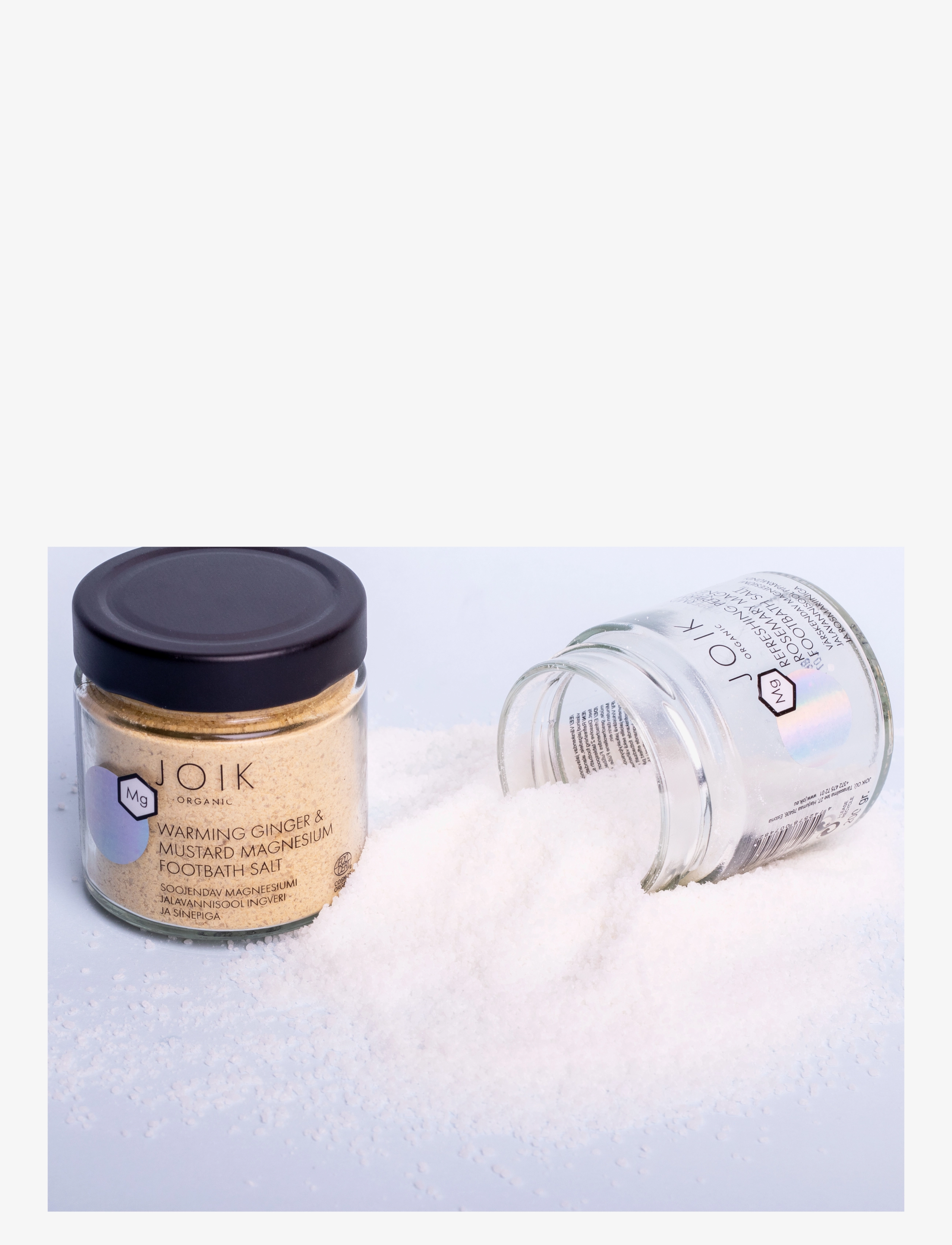 JOIK - JOIK Organic Warming Ginger & Mustard Magnesium Footbath Salt - skrubb & exfoliators - kropp  - clear - 1
