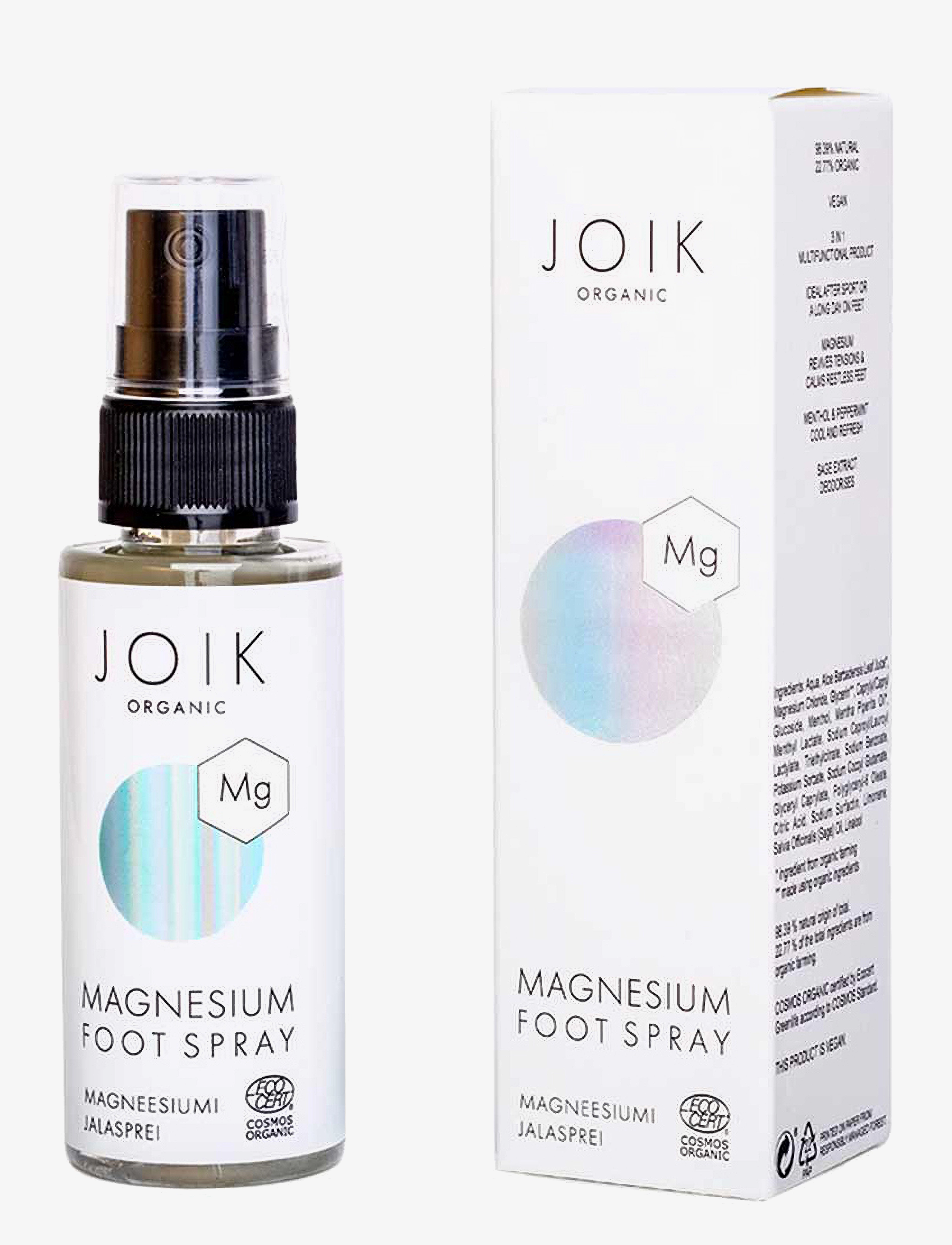 JOIK Organic Refresh & Revive Magnesium Foot Spray, Foot Creme, Nude, Str: 50 ml