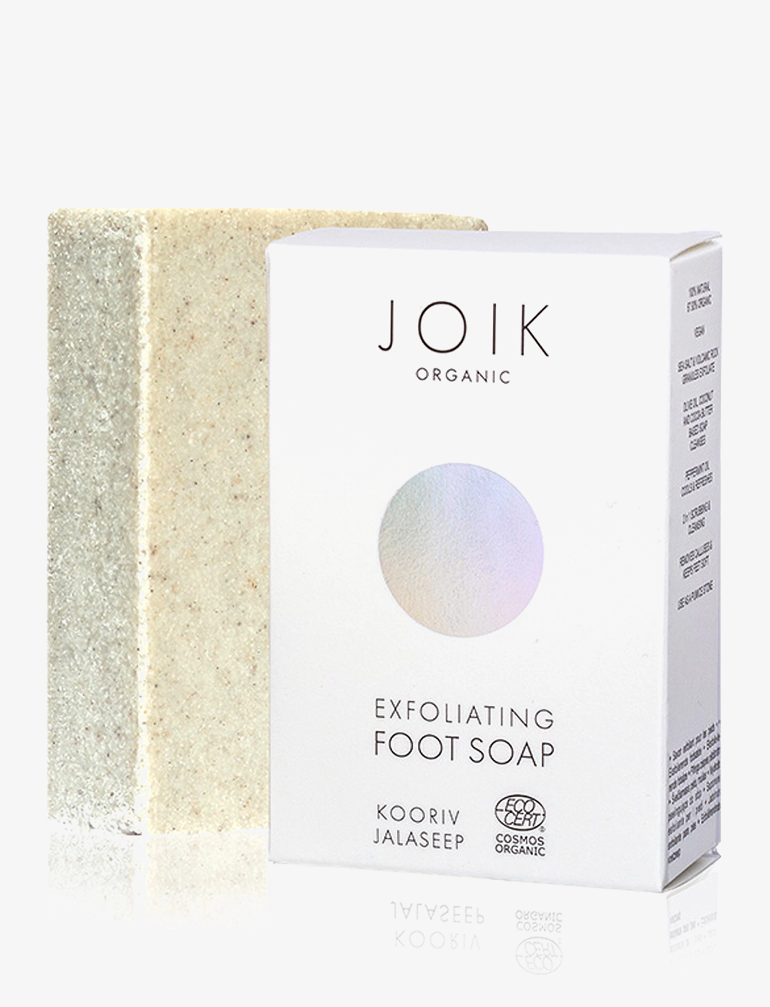 JOIK Organic Scrub & Clean Foot Soap, Badekar og bruser, Nude, Str: 100 g