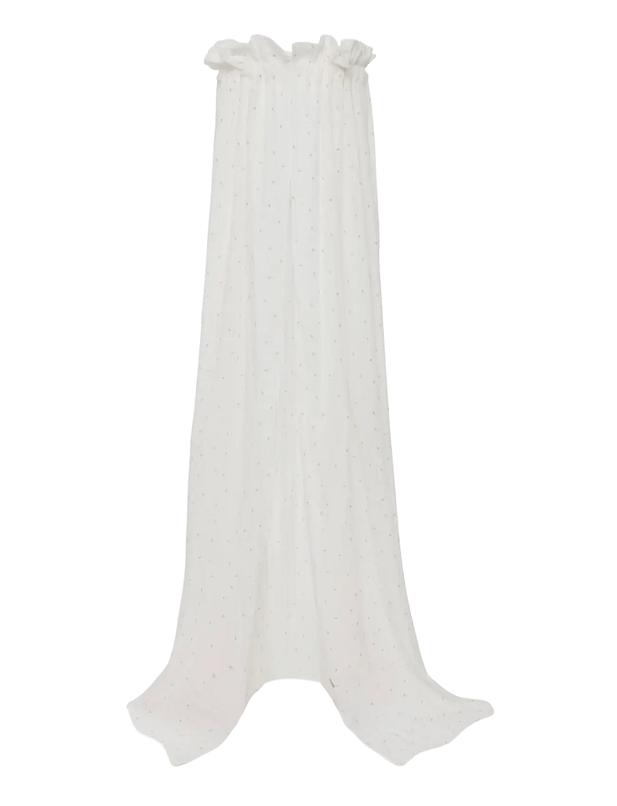 Jollein - Veil Vintage - Cosy Check - sengehimmel - leafy dreams - 1