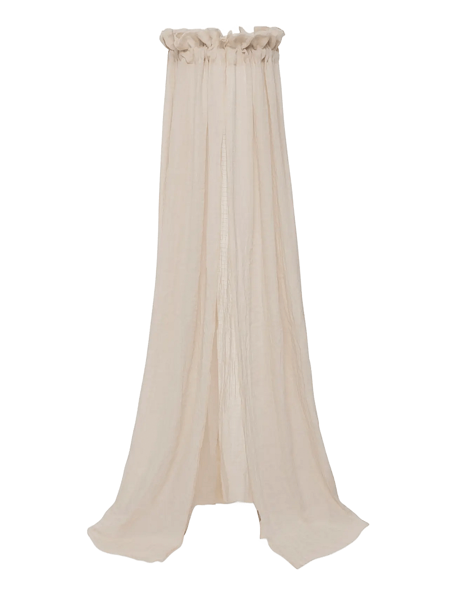 Jollein - Veil Vintage - Cosy Check - sänghimmel - sand - 1