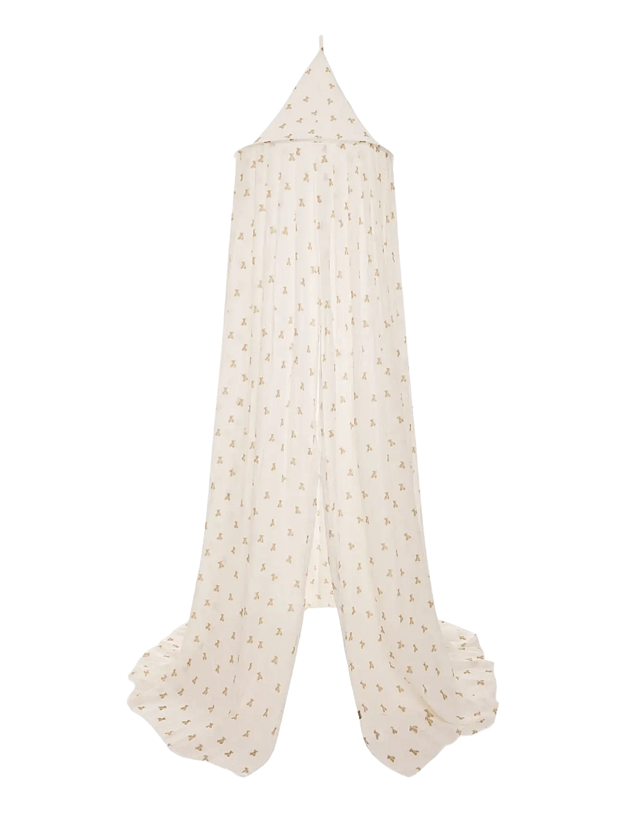 Jollein - Canopy - sengehimmel - mini teddy bear - 0