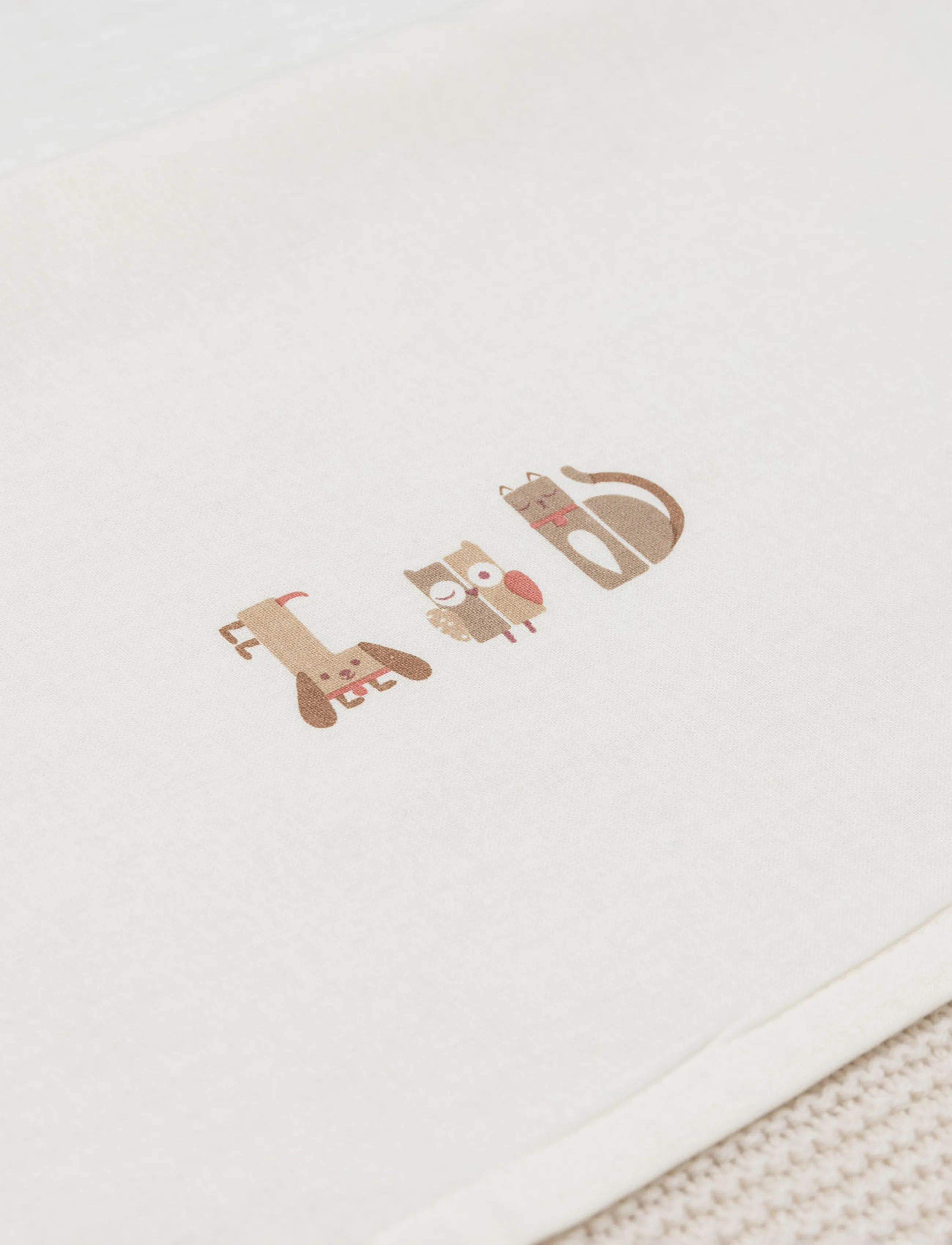 Jollein - Sheet - bettlaken - animal friends - 1