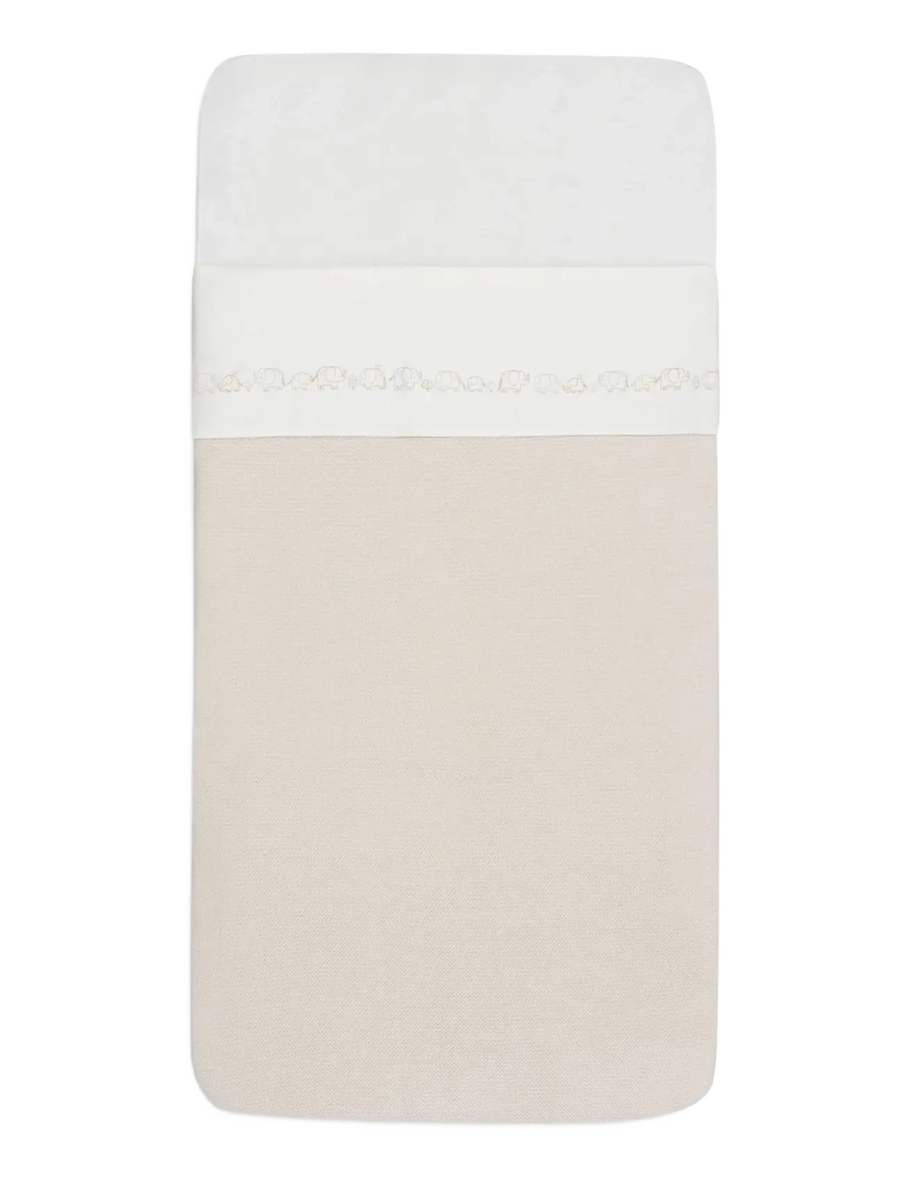 Jollein Sheet - Jollein - ELEPHANT TALES / beige