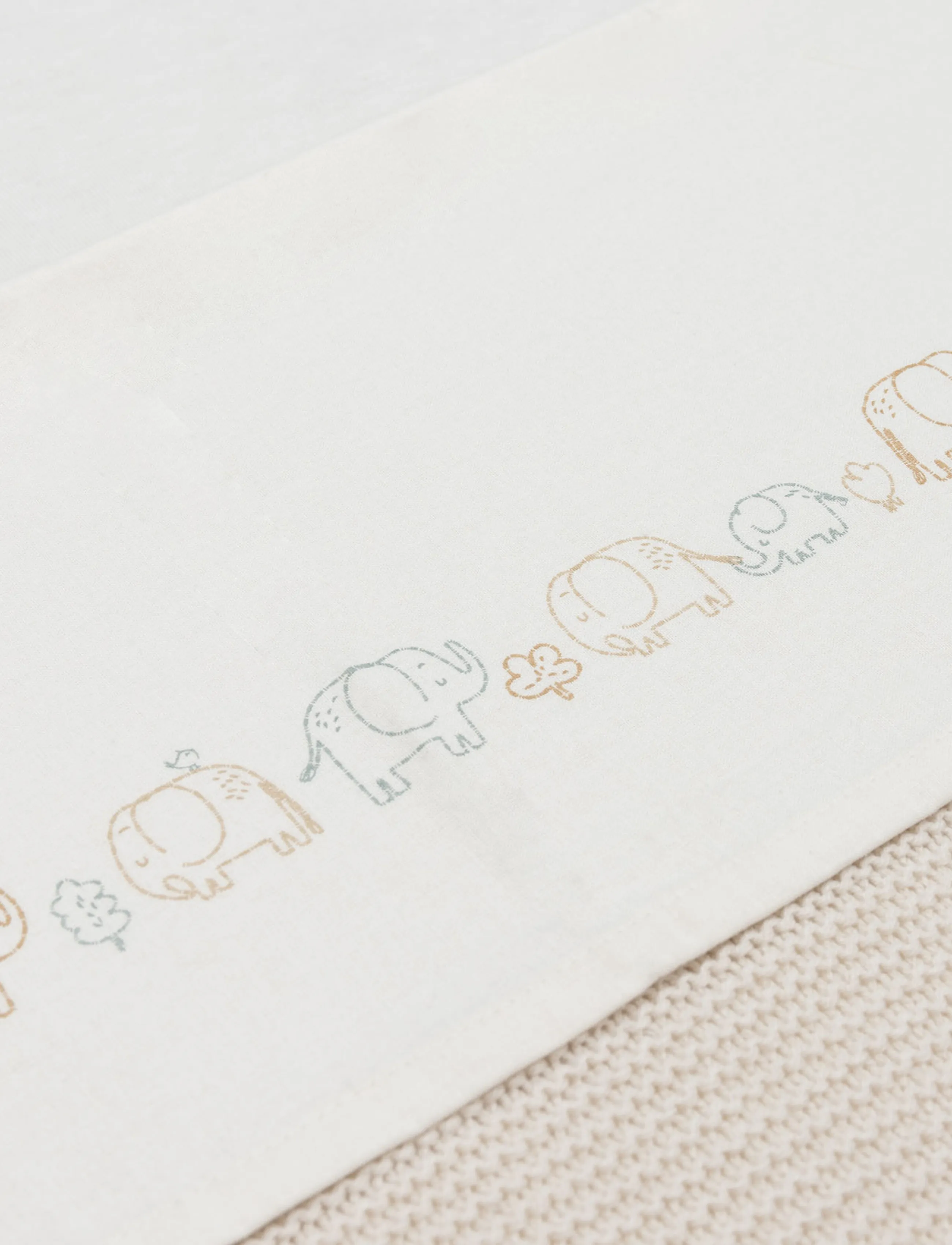 Jollein - Sheet - bettlaken - elephant tales - 1