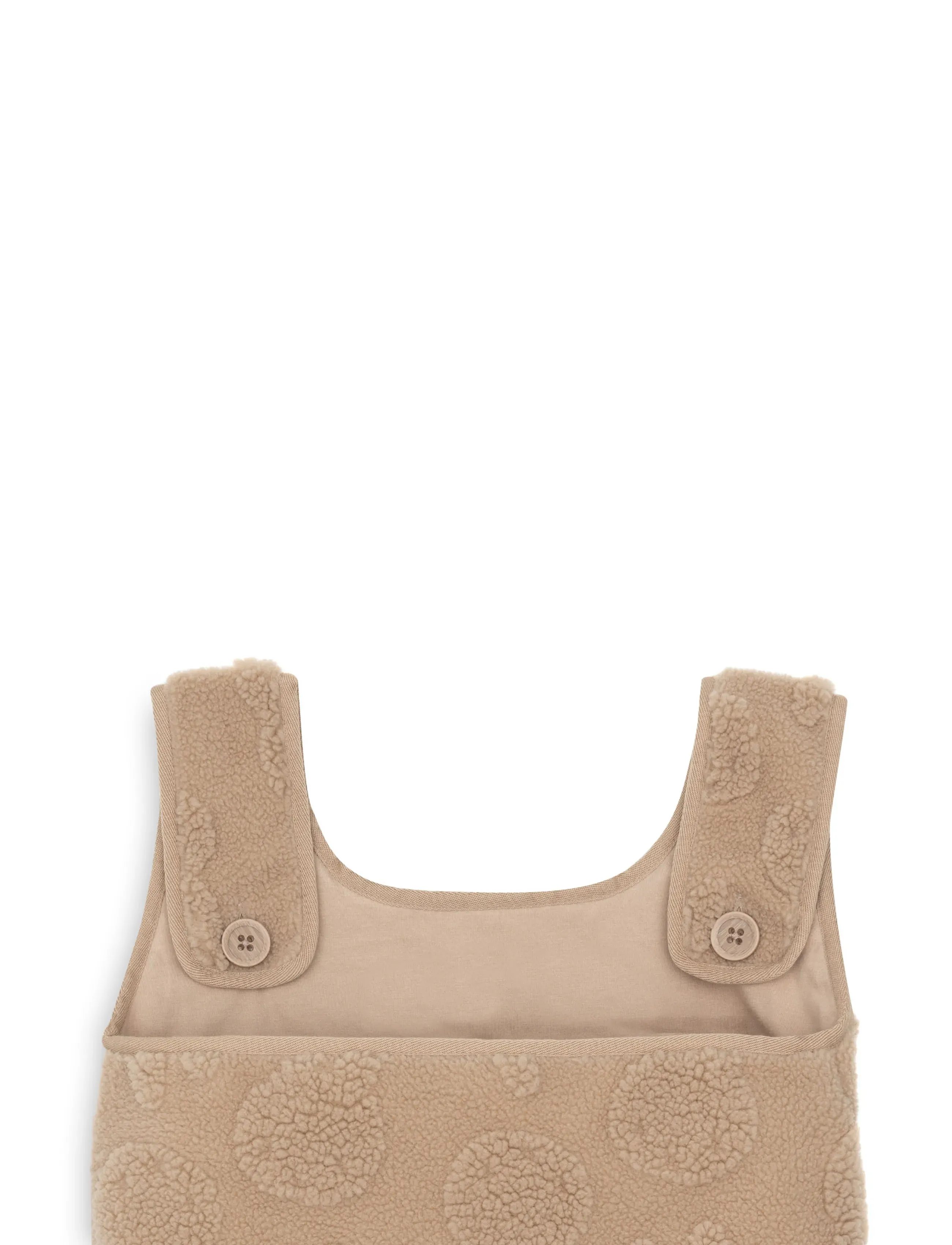 Jollein - Playpen Storage Bag - Cloudy Rib - kinderbettorganizer - biscuit - 1