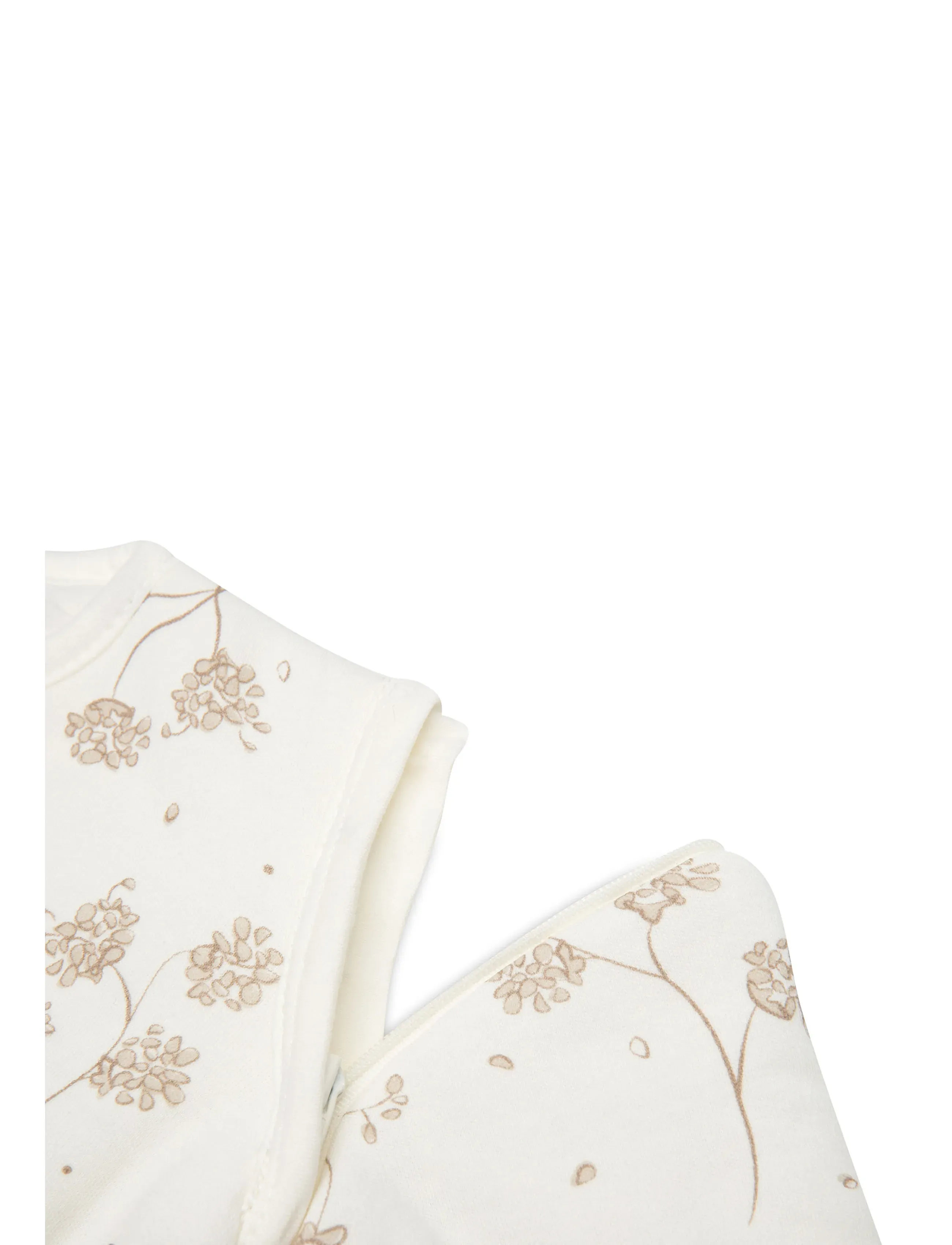 Jollein - Newborn Sleeping Bag with Removable Sleeves - Round - baby-schlafsäcke - leafy dreams - 5