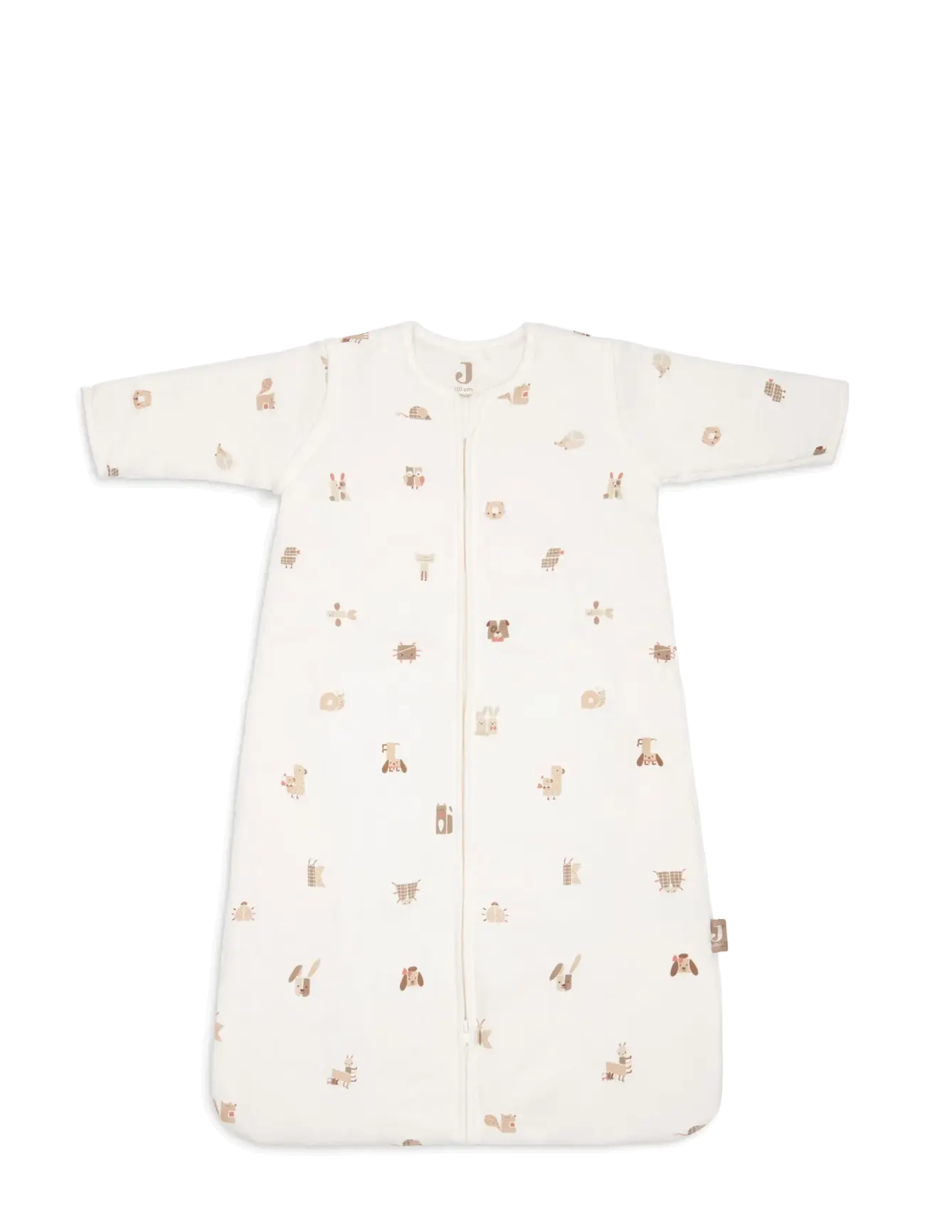 Jollein Baby Sleeping Bag with Removable Sleeves - Barnkammare - ANIMAL FRIENDS / cream