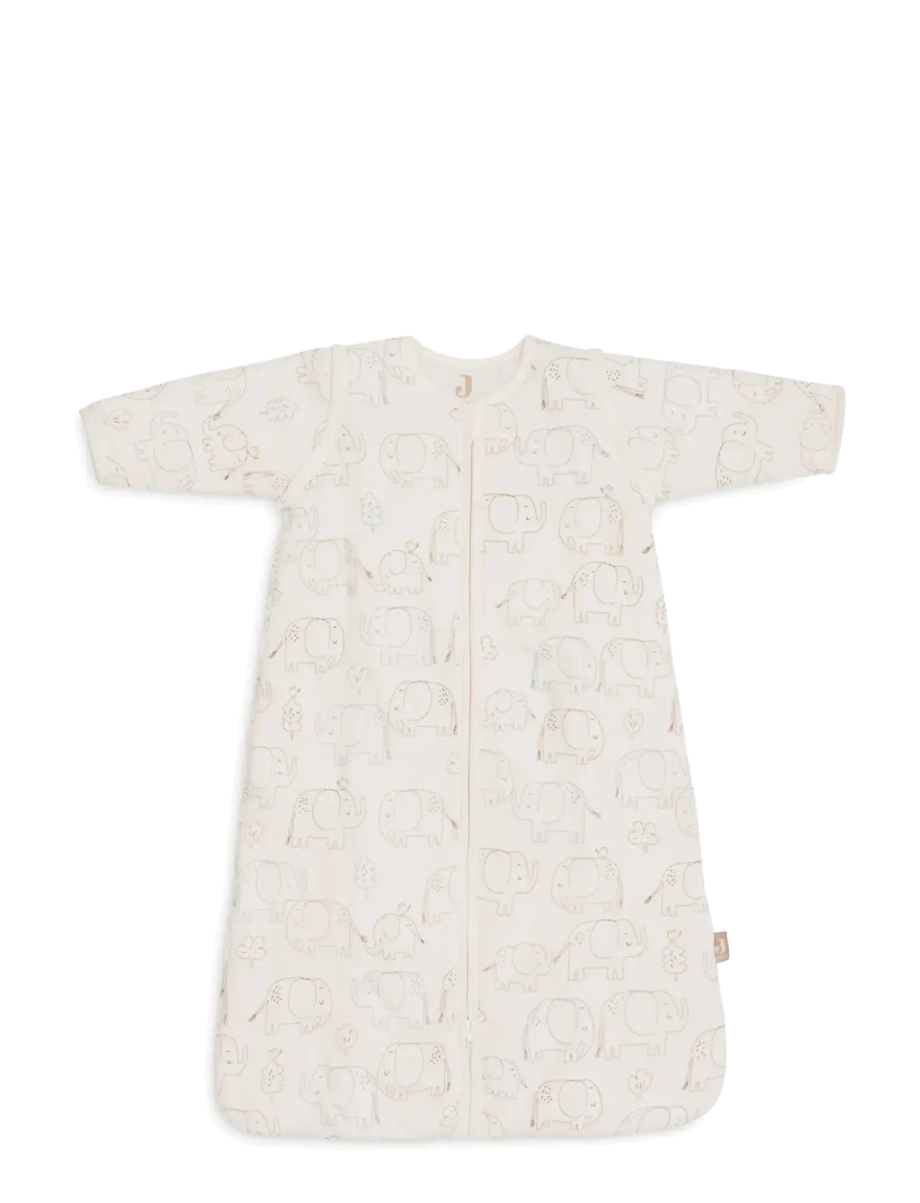 Jollein Baby Sleeping Bag with Removable Sleeves - Barnkammare - ELEPHANT TALES / cream