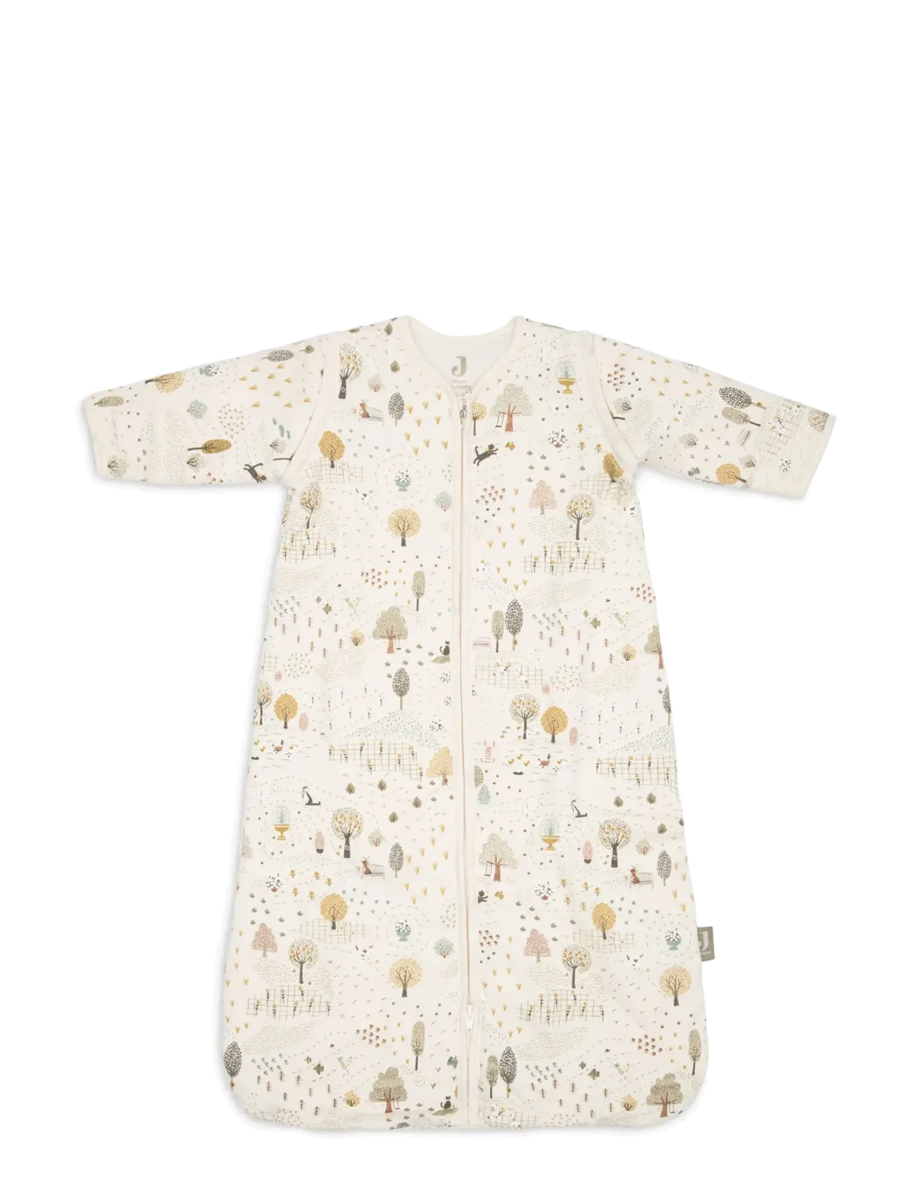 Jollein Baby Sleeping Bag with Removable Sleeves - Barnkammare - TINY PARK / cream