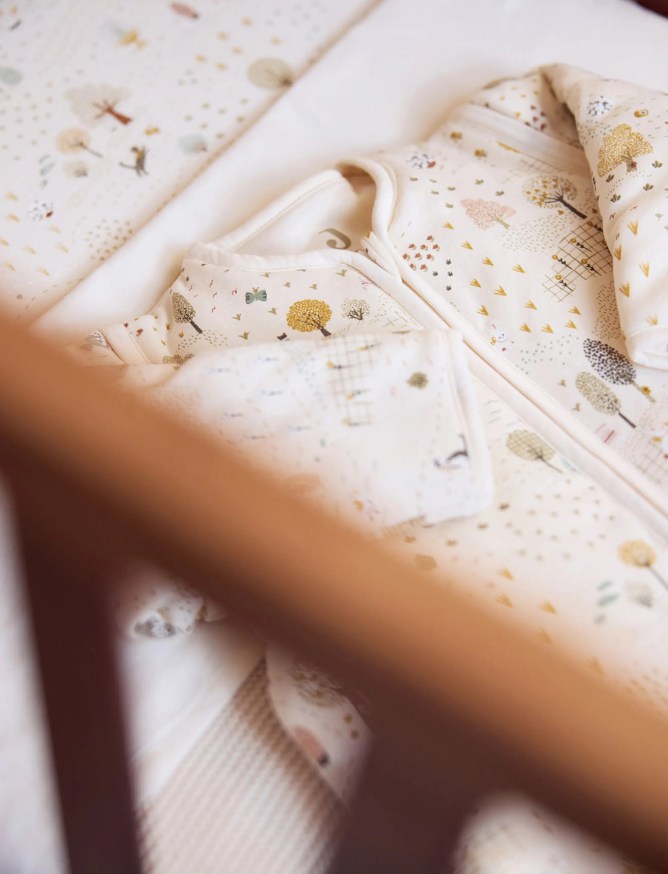 Jollein Baby Sleeping Bag With Removable Sleeves, Baby Sovepose Med Aftagelige Ærmer, Cream, Str: 70