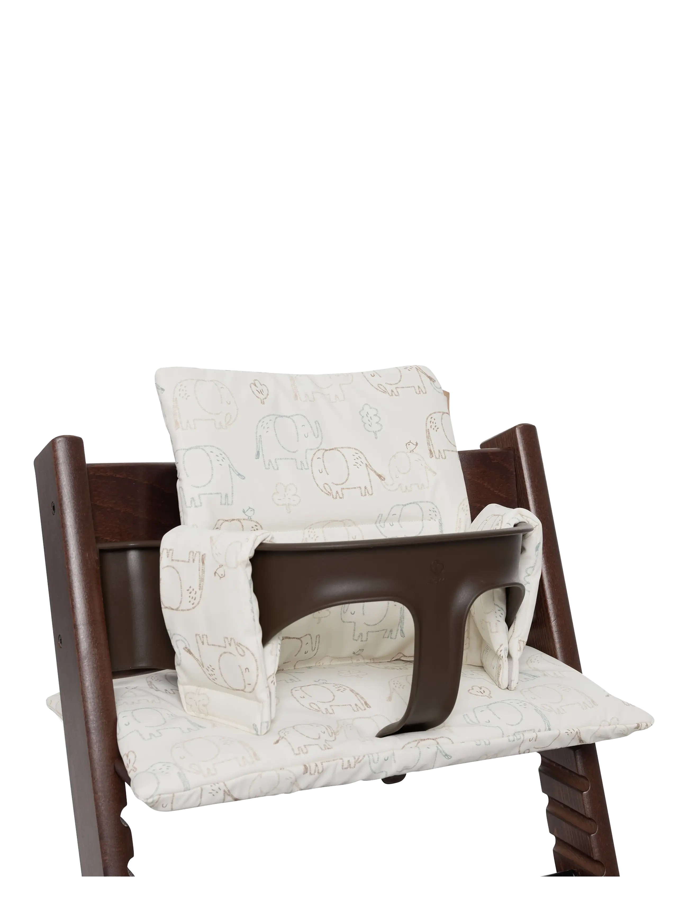Jollein Highchair Cushion for Growth Chair - Jollein - ELEPHANT TALES / cream