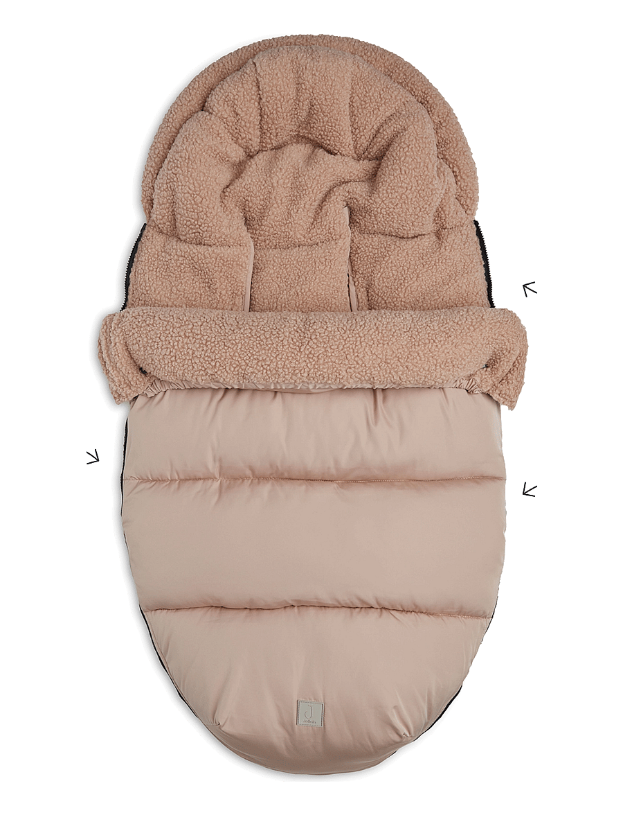 Jollein - Footmuff buggy/stroller - Puffed - kinderwagen & zubehör - biscuit - 4