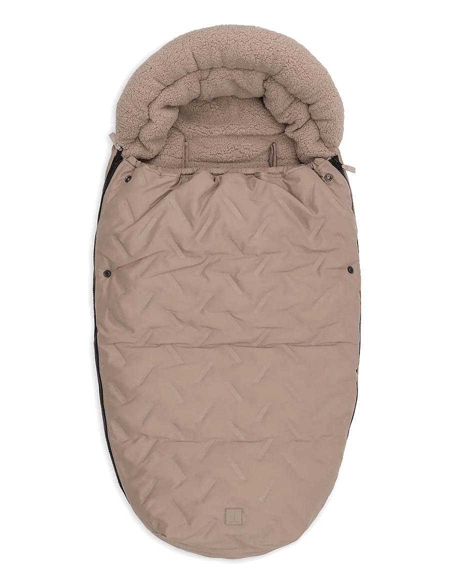 Jollein - Footmuff buggy/stroller - Puffed - milky coffee - 1