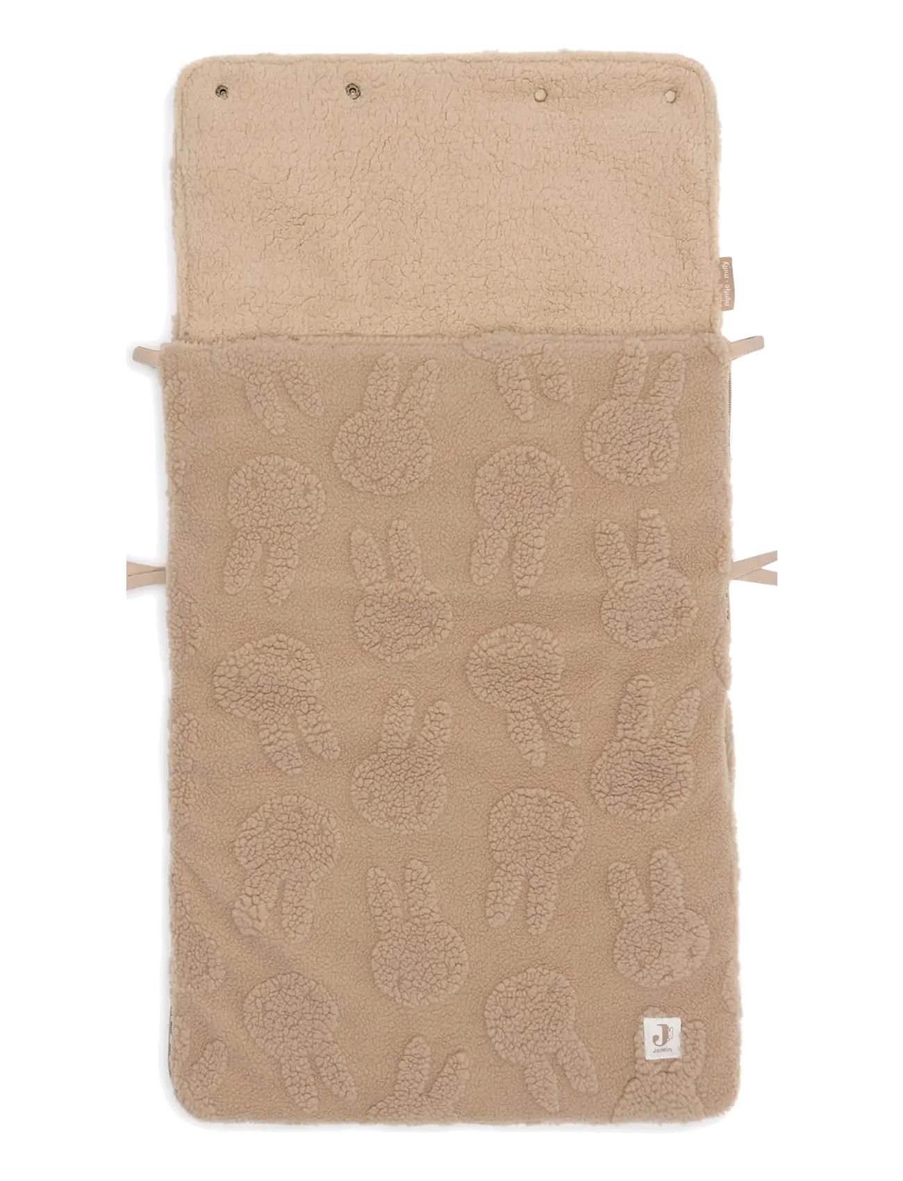 Jollein - Footmuff group 0+ 3/5 points - Cloudy Rib - kinderwagen & zubehör - biscuit - 1