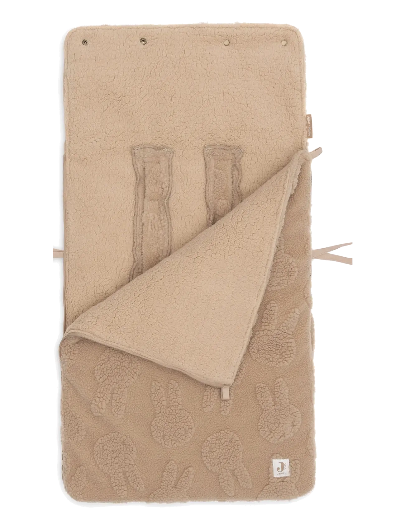 Jollein - Footmuff group 0+ 3/5 points - Cloudy Rib - kinderwagen & zubehör - biscuit - 4