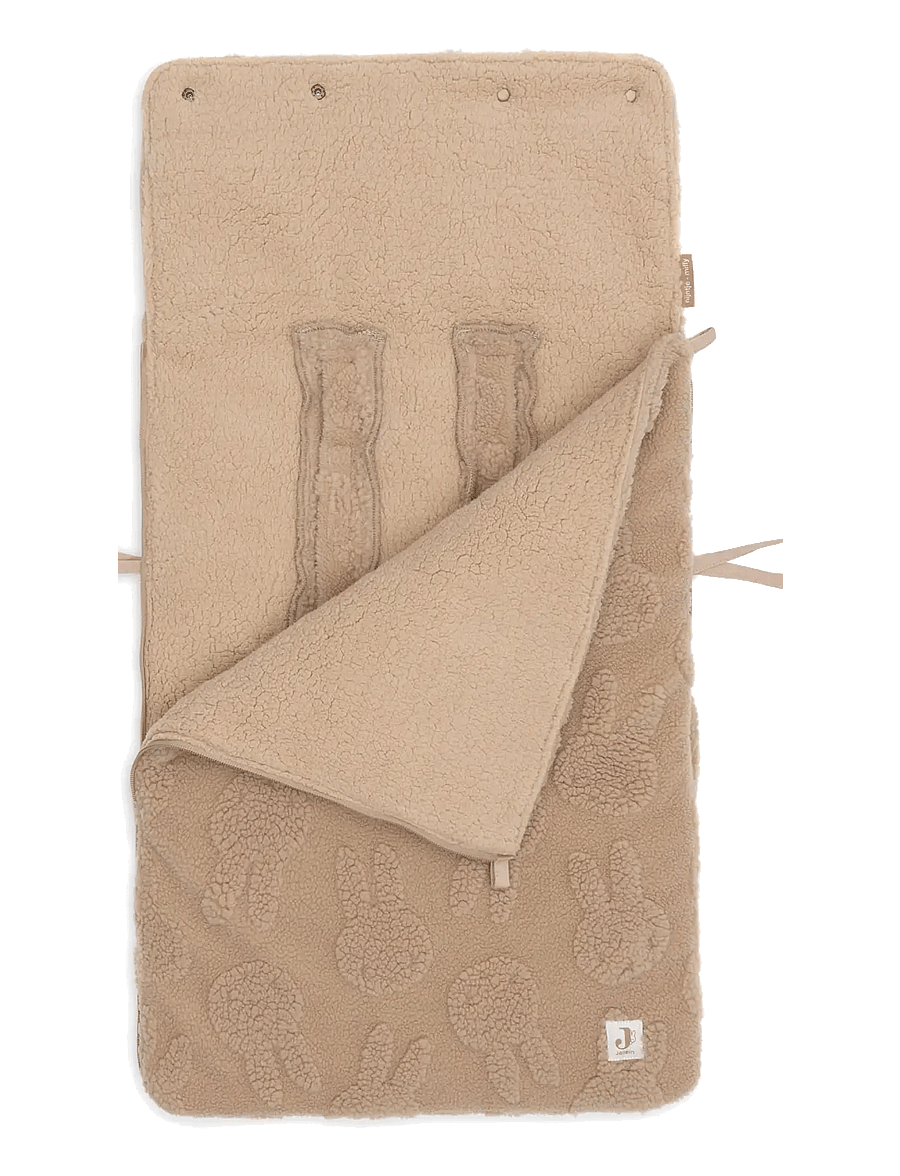Jollein - Footmuff group 0+ 3/5 points - Cloudy Rib - kinderwagen & zubehör - biscuit - 4
