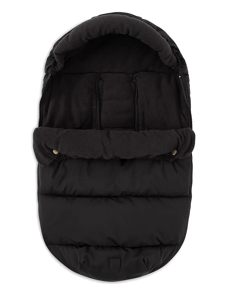 Jollein - Footmuff group 0+ 3/5 points - Cloudy Rib - black - 1