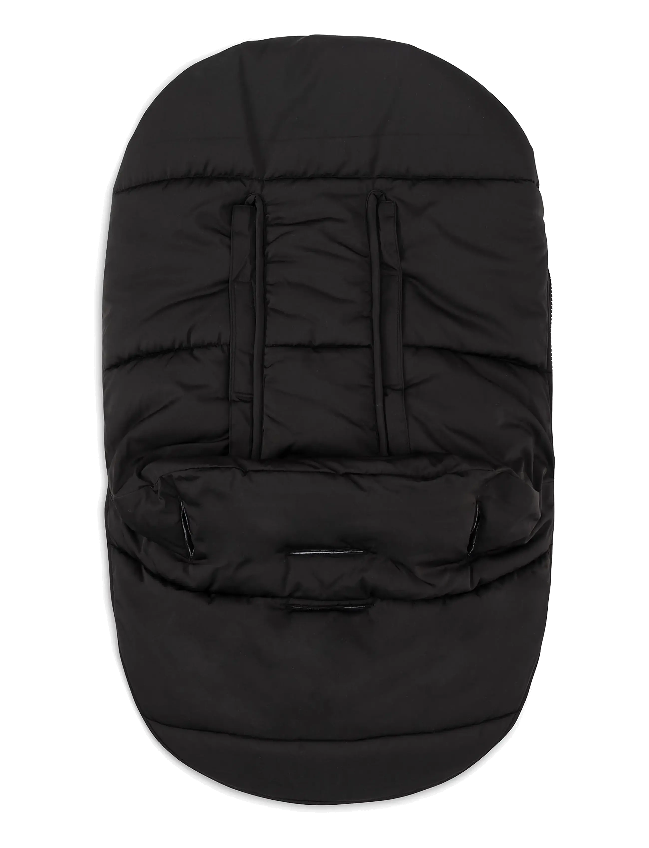 Jollein - Footmuff group 0+ 3/5 points - Cloudy Rib - black - 2