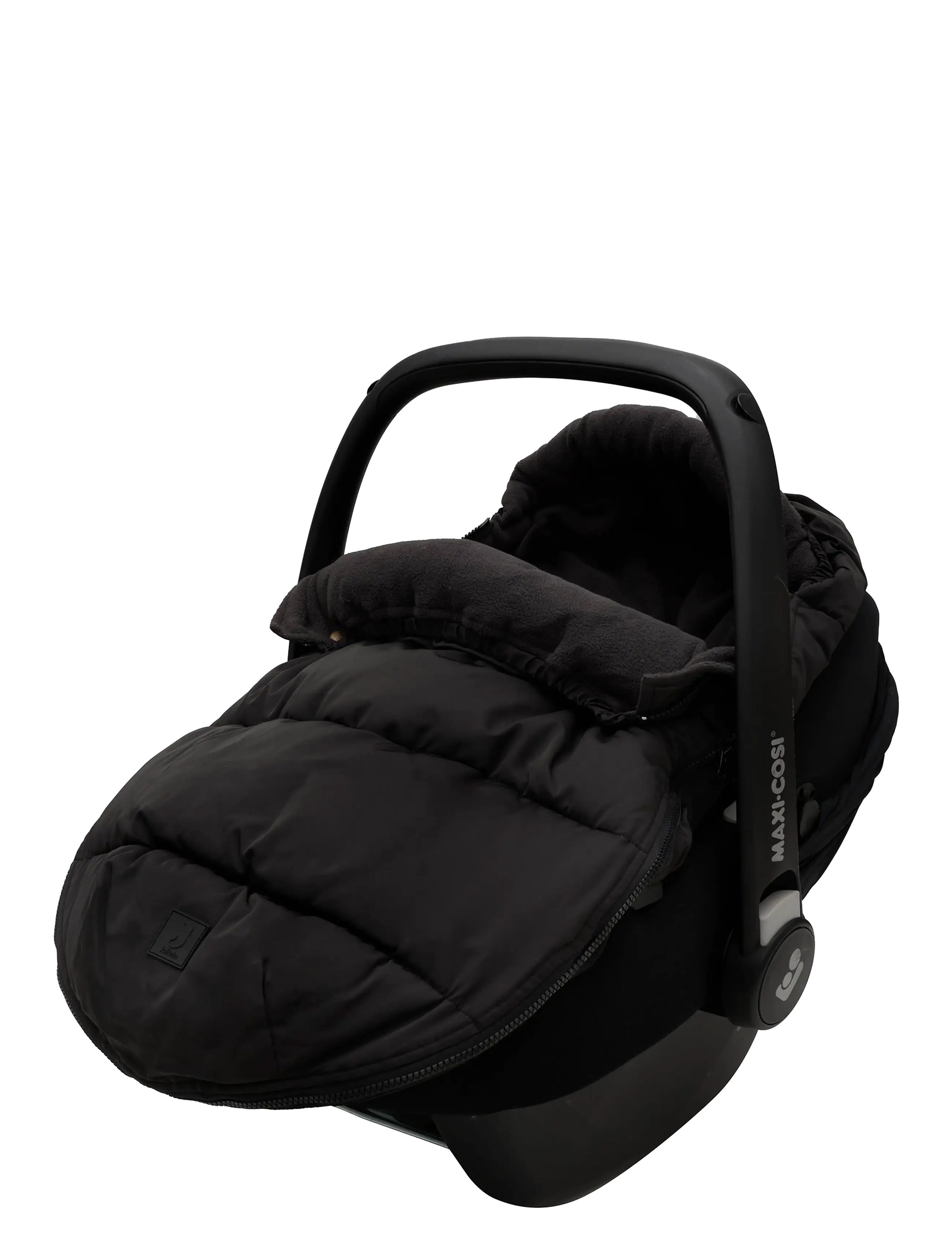 Jollein - Footmuff group 0+ 3/5 points - Cloudy Rib - black - 3