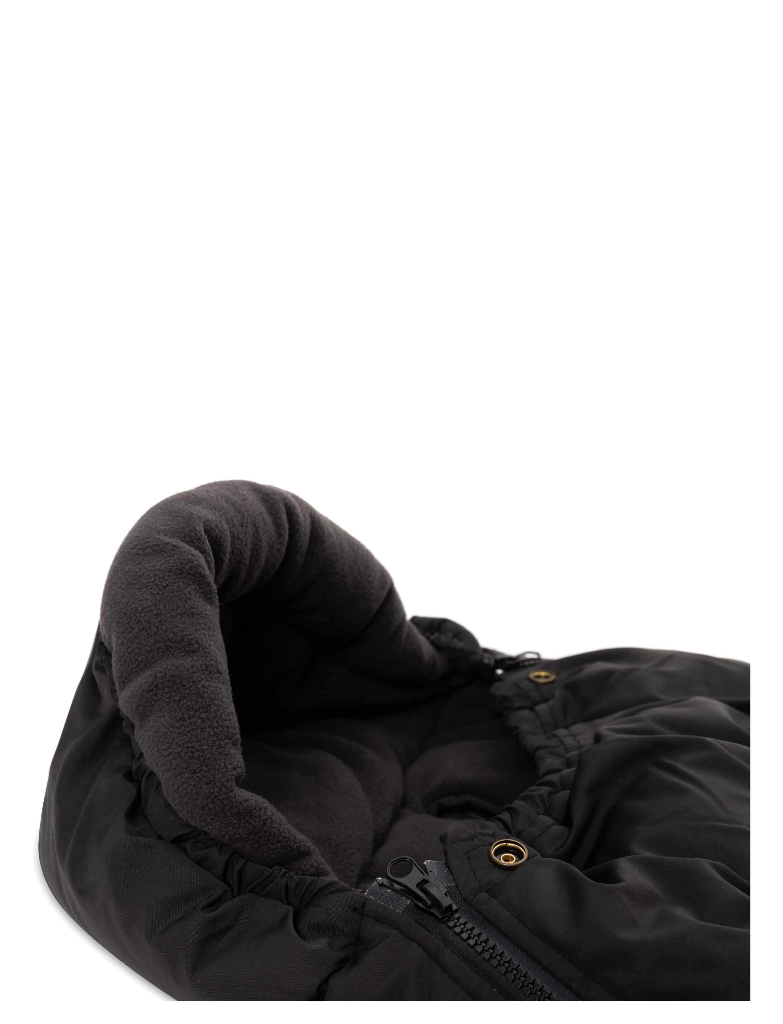 Jollein - Footmuff group 0+ 3/5 points - Cloudy Rib - black - 4