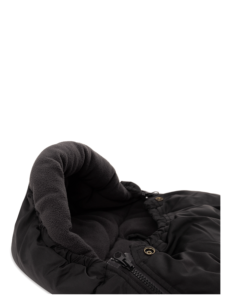 Jollein - Footmuff group 0+ 3/5 points - Cloudy Rib - black - 4