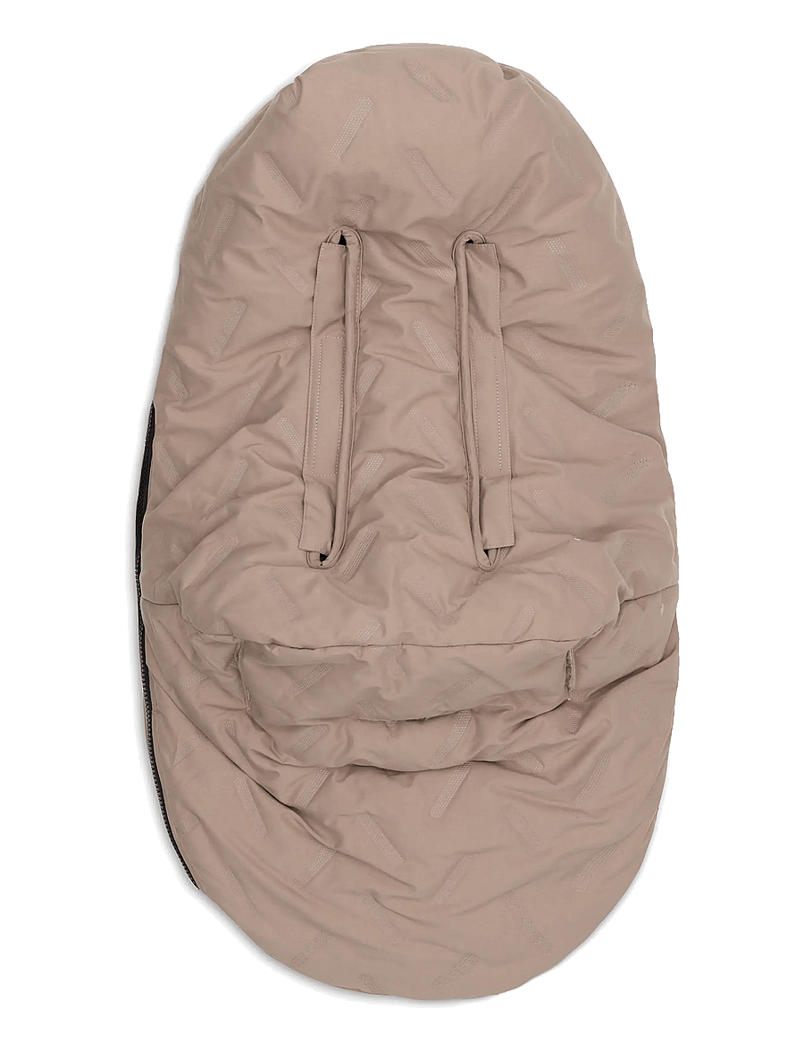 Jollein - Footmuff group 0+ 3/5 points - Puffed - barnvagnar & tillbehör - milky coffee - 2