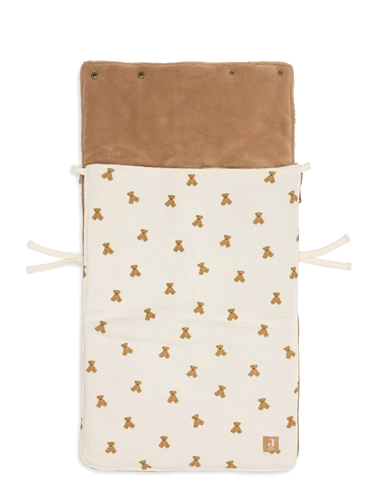 Jollein Footmuff group 0+ 3/5 points - Puffed - Jollein - MINI TEDDY BEAR / beige