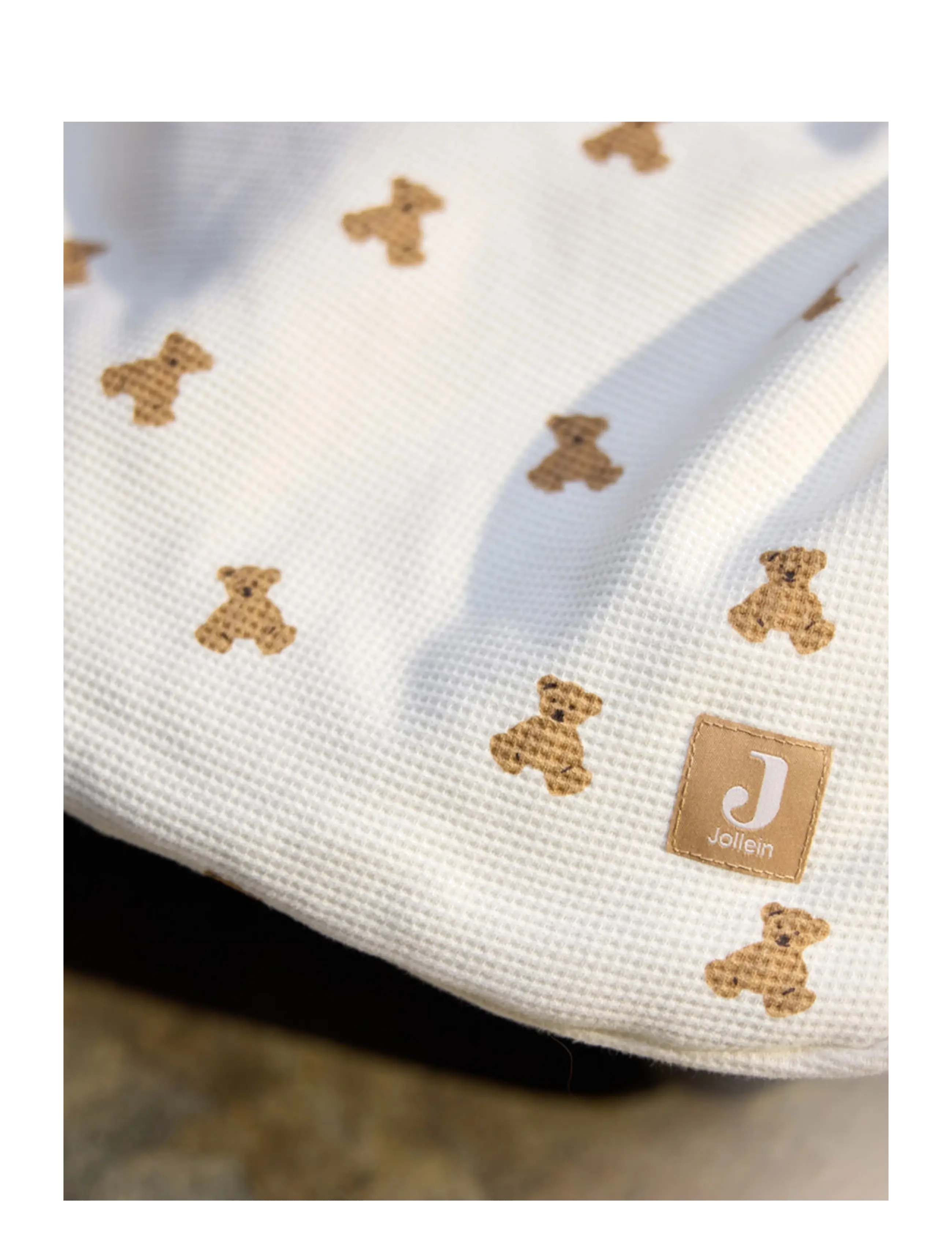 Jollein - Footmuff group 0+ 3/5 points - Puffed - barnvagnar & tillbehör - mini teddy bear - 3