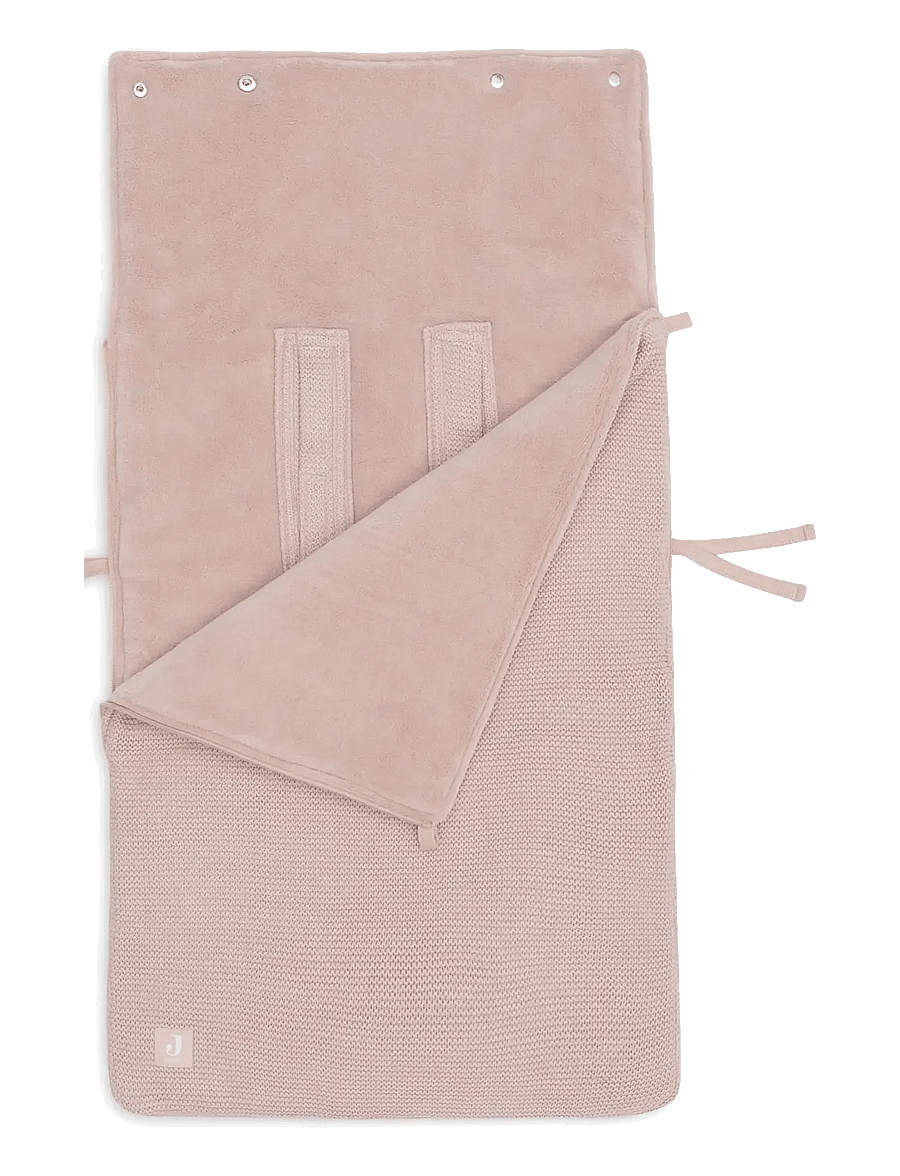 Jollein - Footmuff group 0+ 3/5 points - Cloudy Rib - kinderwagen & zubehör - wild rose - 4