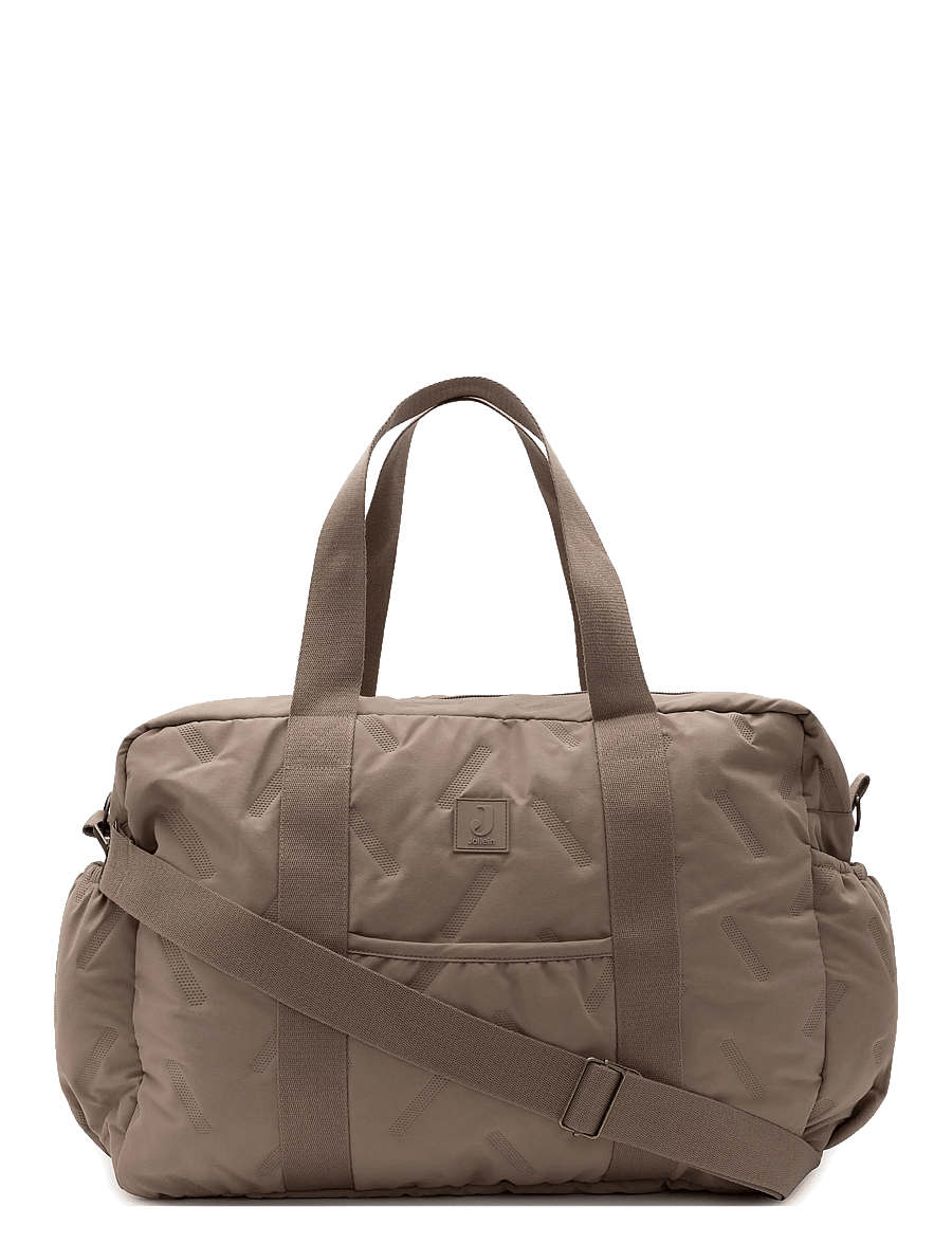 Jollein - Diaper Bag - Embossed - skötväskor - milky coffee - 1
