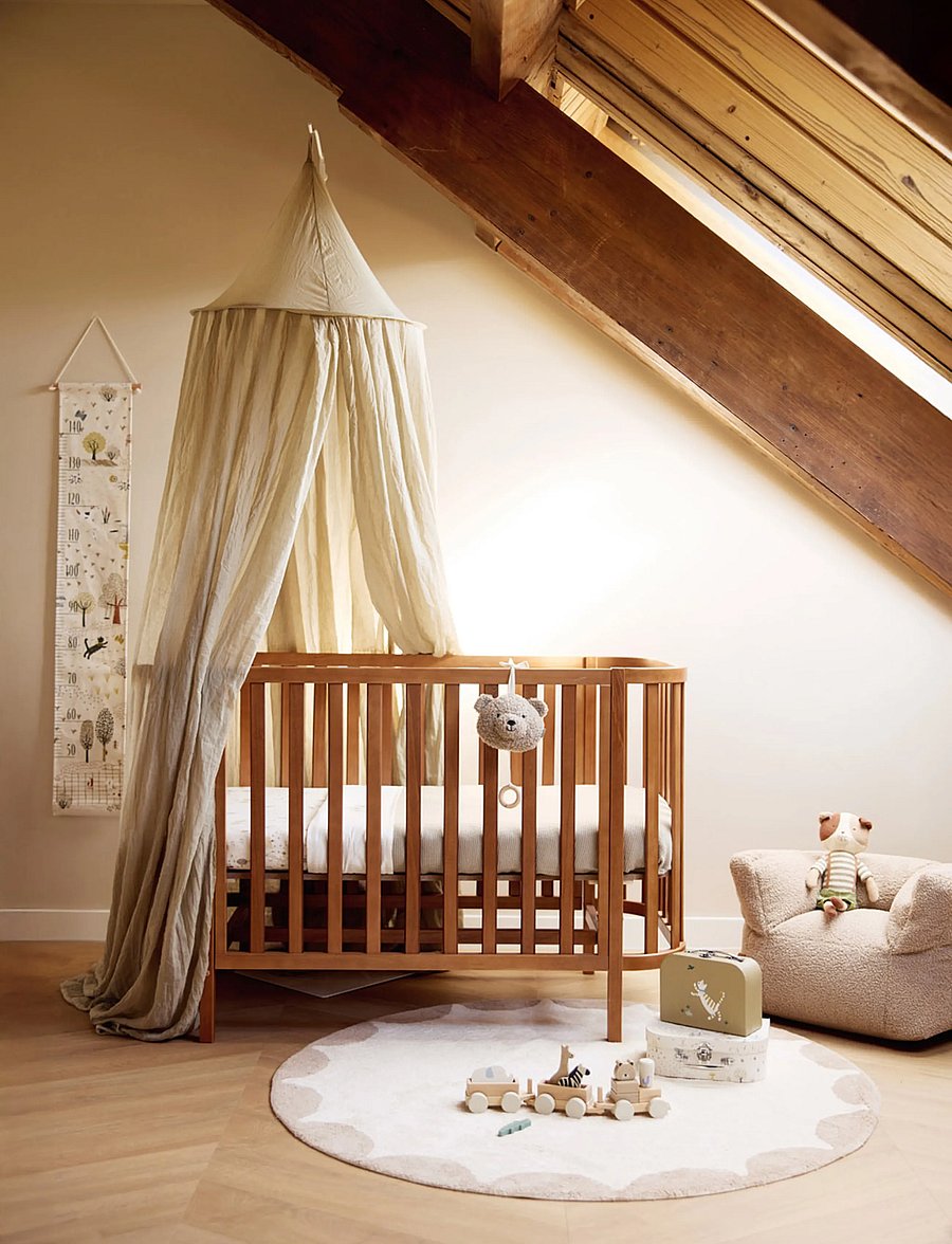Jollein - Kids Chair Beanbag - Teddy - warm sand - 0