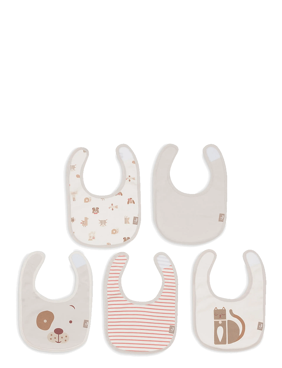 Jollein - Bib Jersey Waterproof - 5 Pack - Ärmellose lätzchen - animal friends - 1