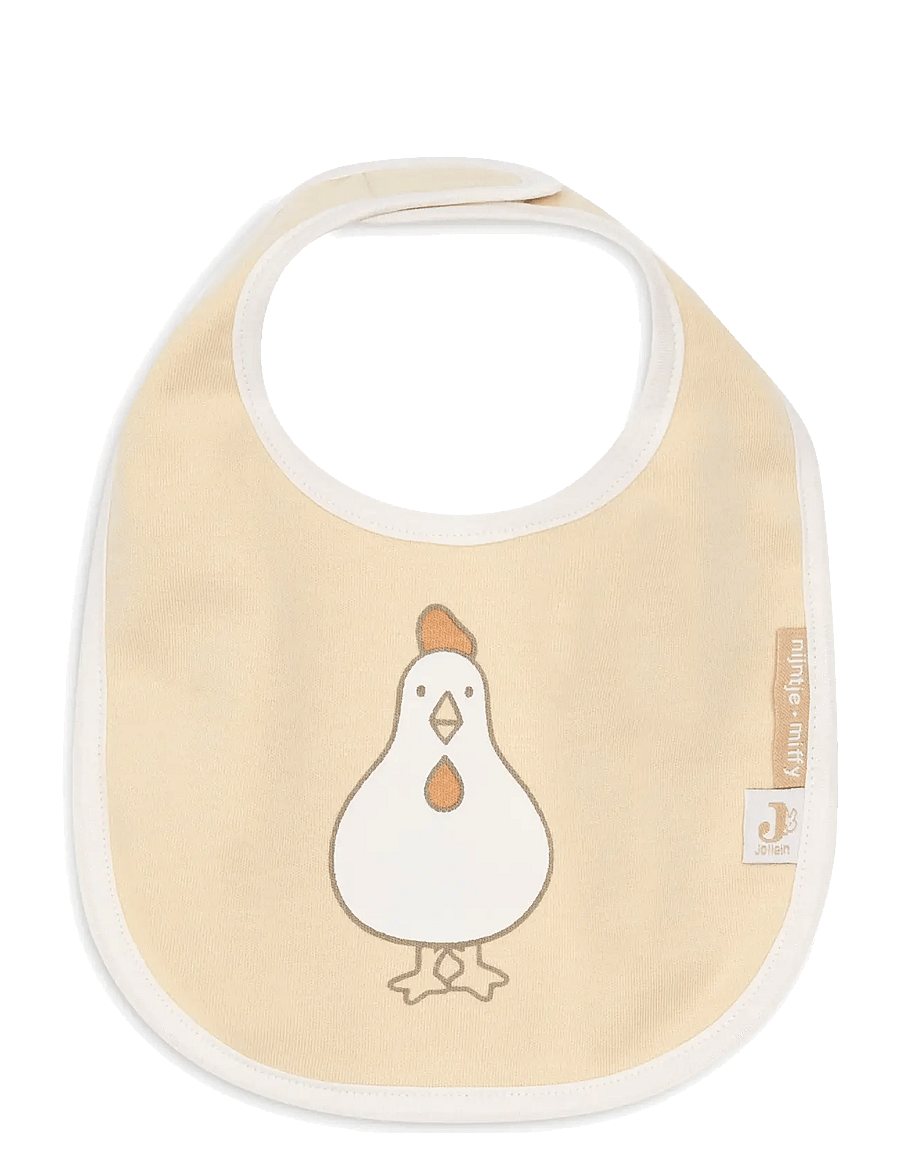 Jollein - Bib Jersey Waterproof - 5 Pack - Ärmlösa haklappar - miffy family farm - 3