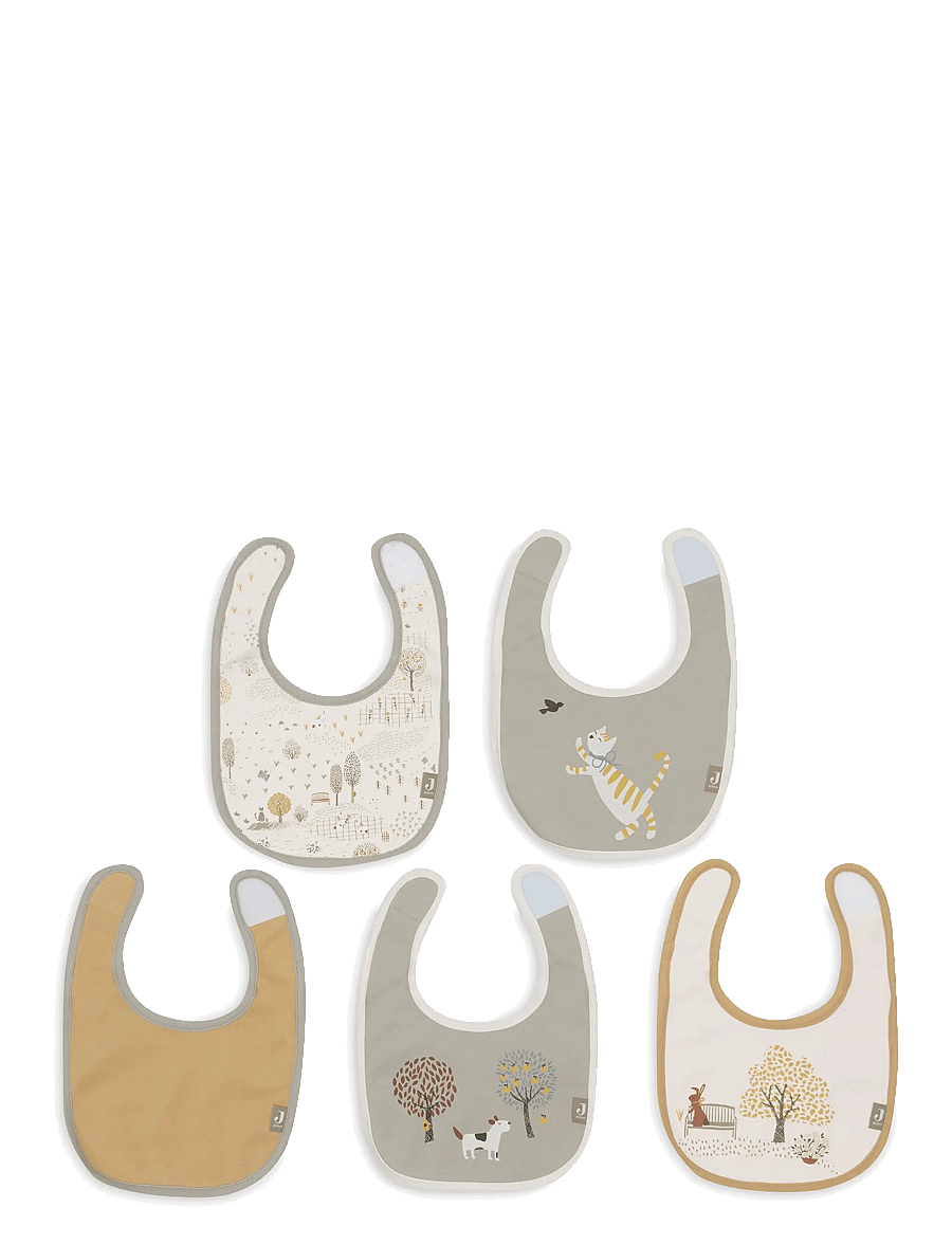 Jollein - Bib Jersey Waterproof - 5 Pack - tiny park - 1
