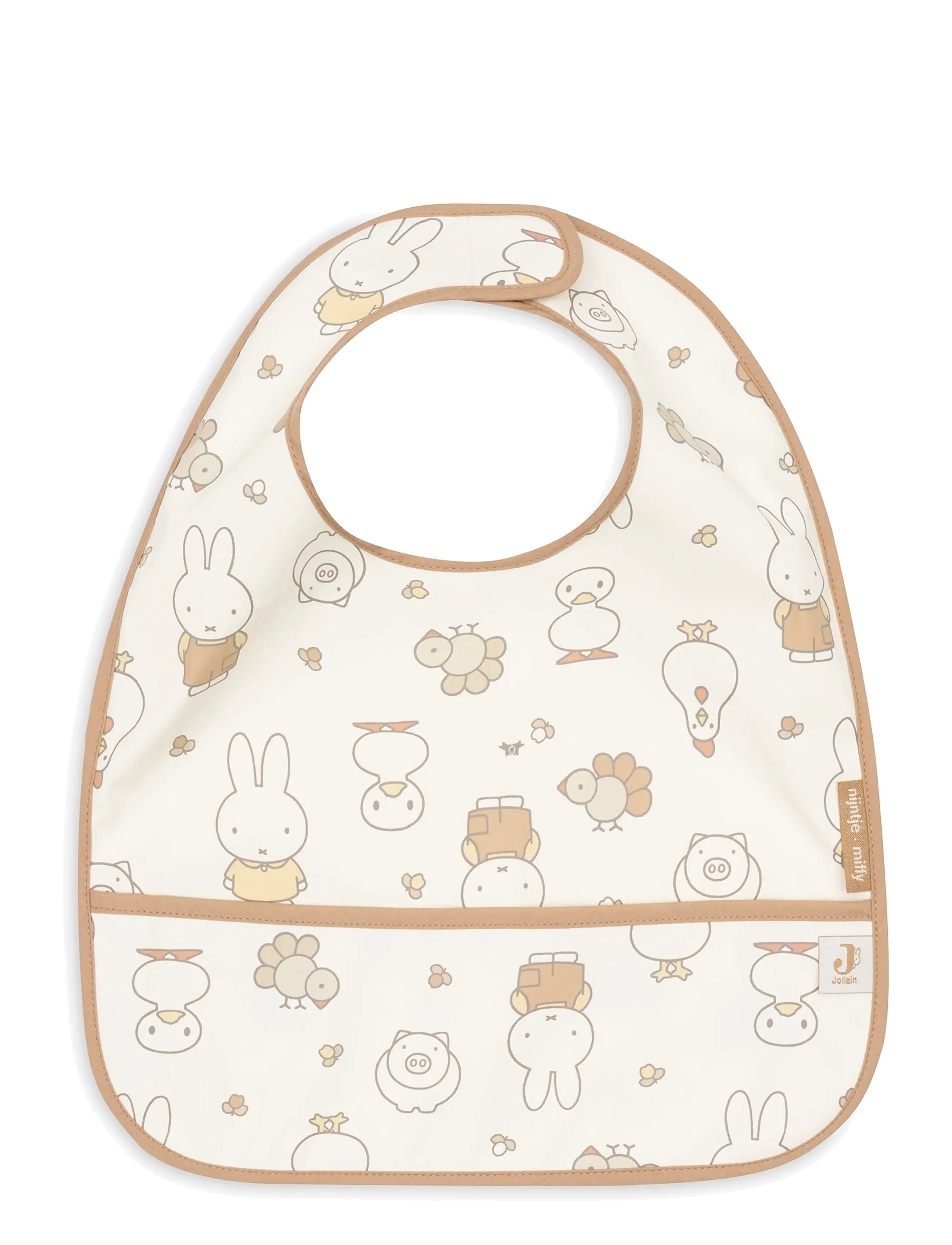Jollein - Bib Waterproof - 2 Pack - miffy family farm - 2