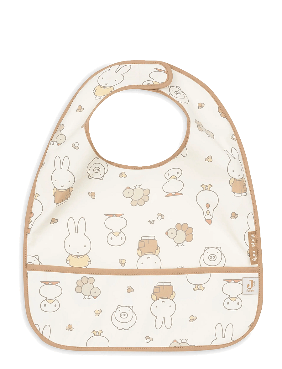 Jollein - Bib Waterproof - 2 Pack - Ärmellose lätzchen - miffy family farm - 2