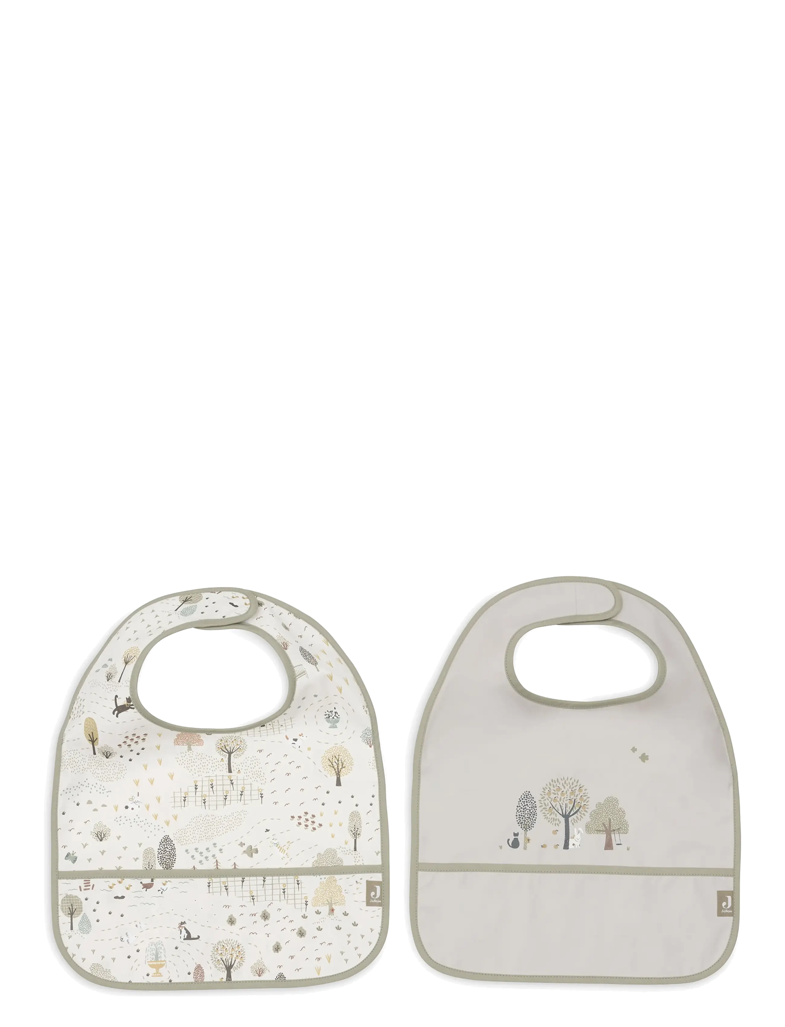 Jollein - Bib Waterproof - 2 Pack - tiny park - 1