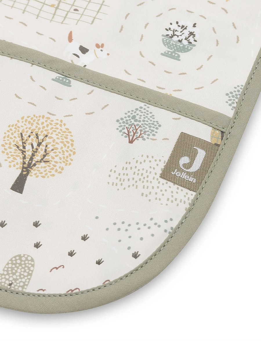 Jollein - Bib Waterproof with Sleeves - långärmad haklappar - tiny park - 3