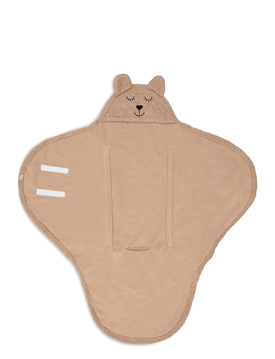 Jollein - Wrap Blanket - Bear Boucle - biscuit - 0