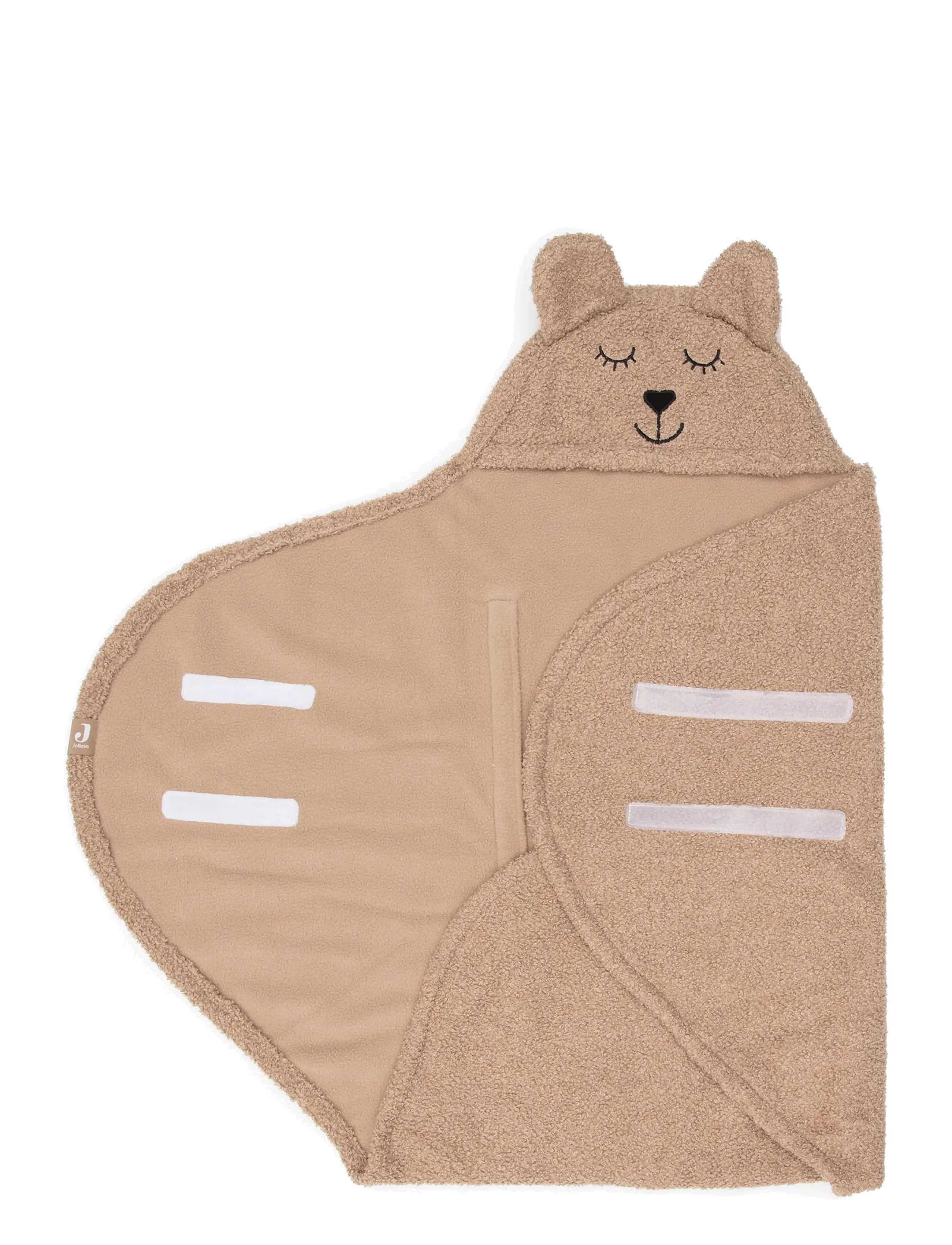 Jollein - Wrap Blanket - Bear Boucle - biscuit - 1