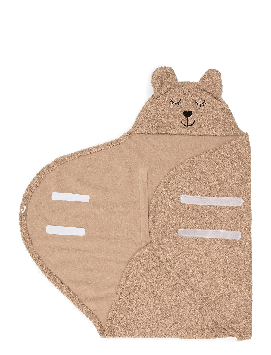 Jollein - Wrap Blanket - Bear Boucle - biscuit - 1