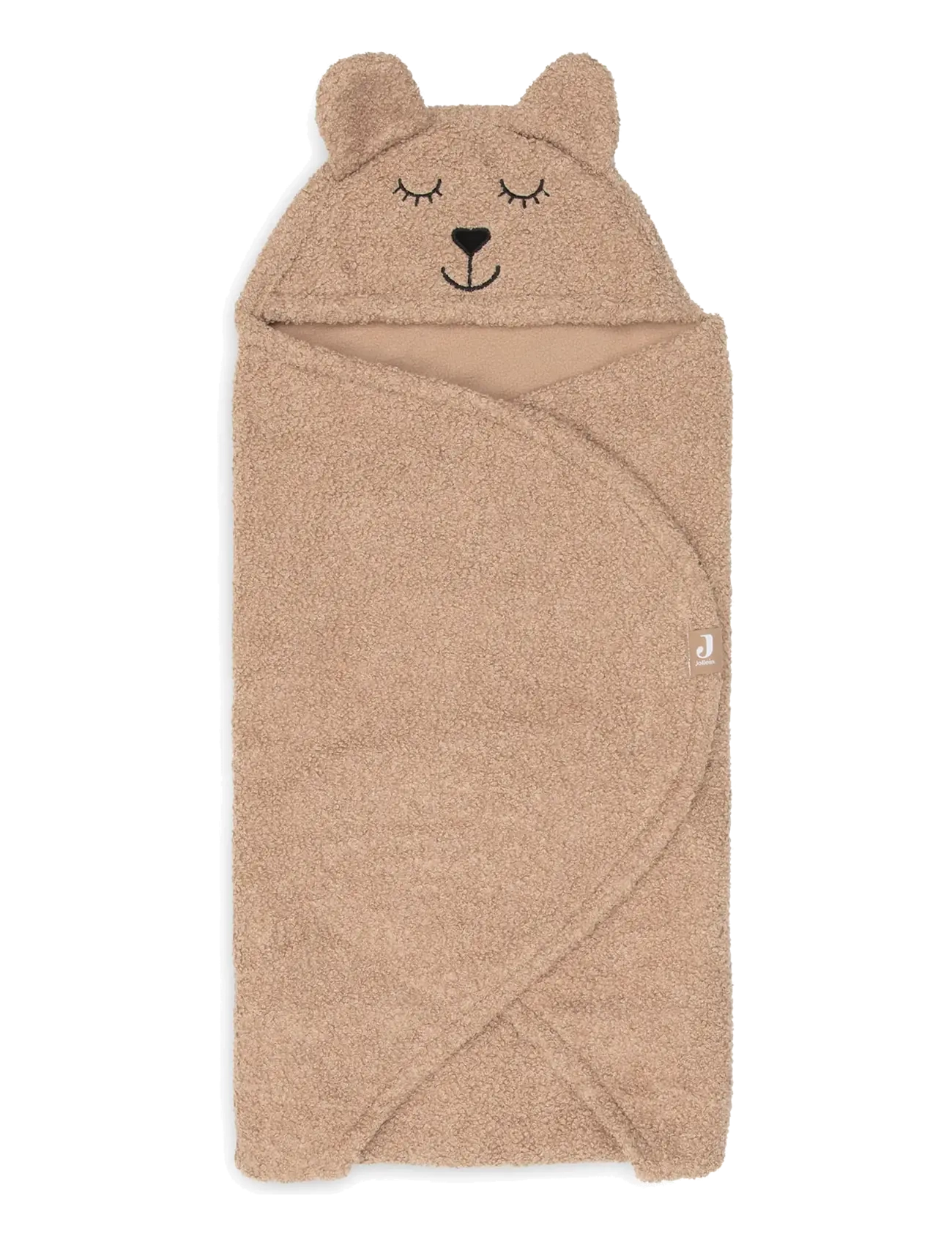 Jollein - Wrap Blanket - Bear Boucle - biscuit - 3