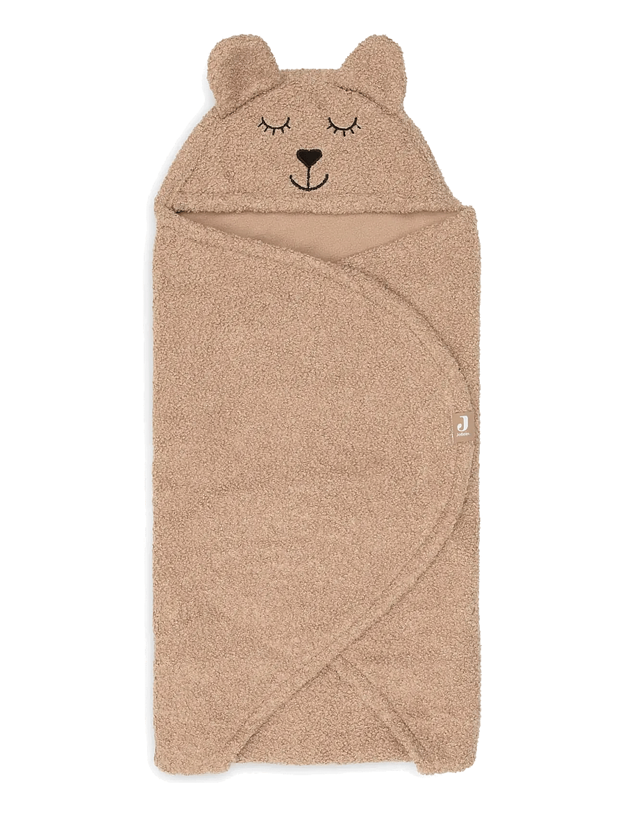Jollein - Wrap Blanket - Bear Boucle - biscuit - 3