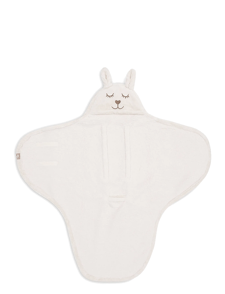Jollein - Wrap Blanket - Bunny - Cloudy Rib - oatmeal - 0