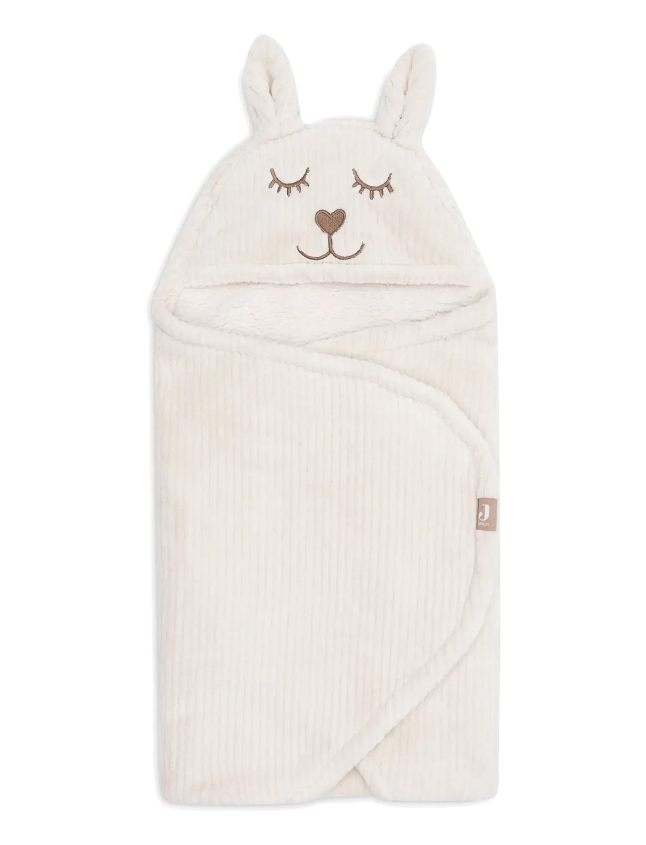 Jollein - Wrap Blanket - Bunny - Cloudy Rib - oatmeal - 3